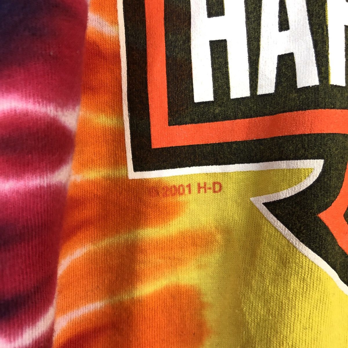 Harley Davidson × Vintage Vintage Harley Davidson Frederick Maryland Tie Dye Tee Size US XL / EU 56 / 4 - 8 Thumbnail