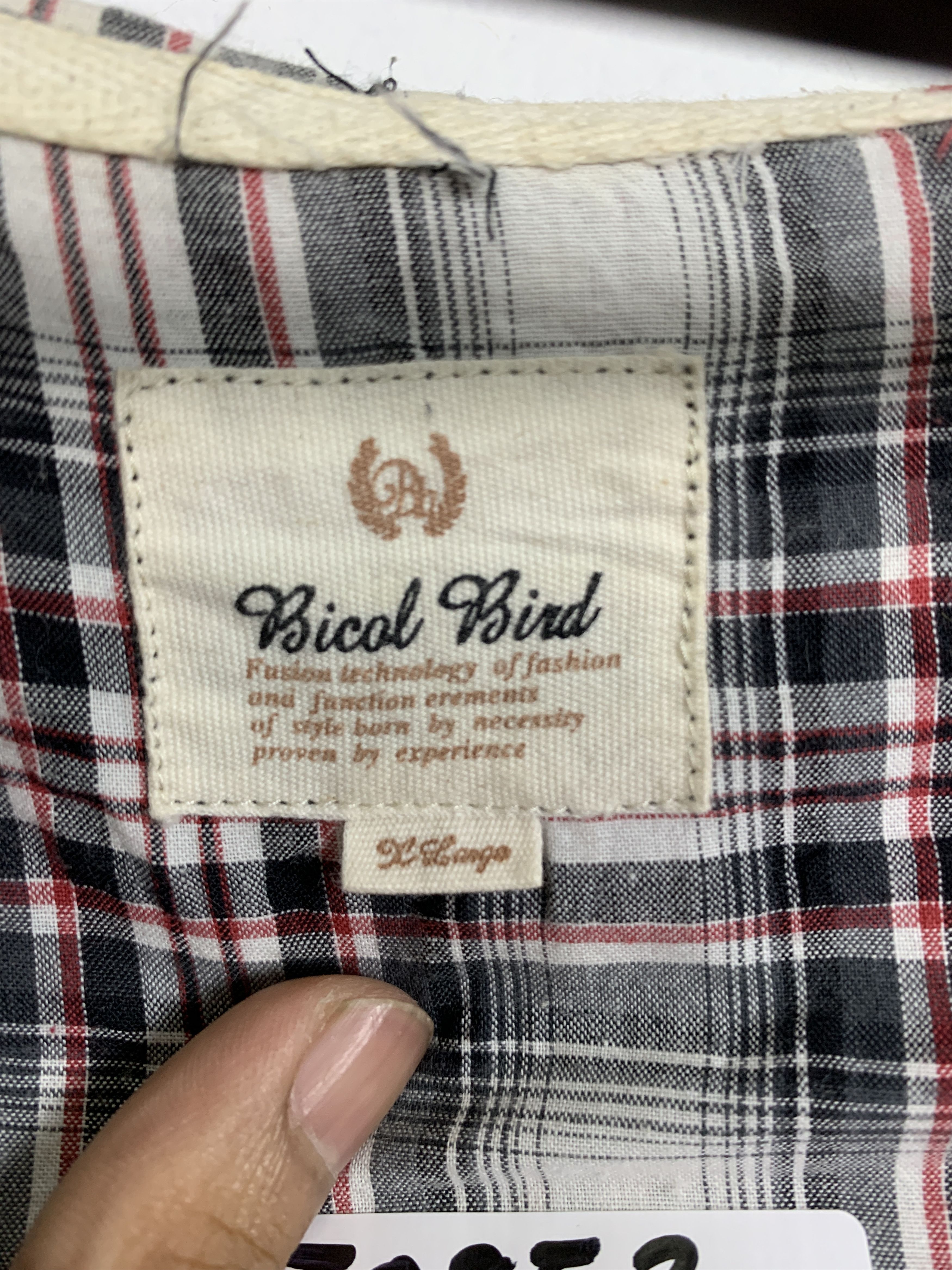 Flannel × Japanese Brand × Lumberjack Vintage BICOL BLIND Cotton Checkered Zip UP Hoodie Jacket Size US M / EU 48-50 / 2 - 10 Thumbnail