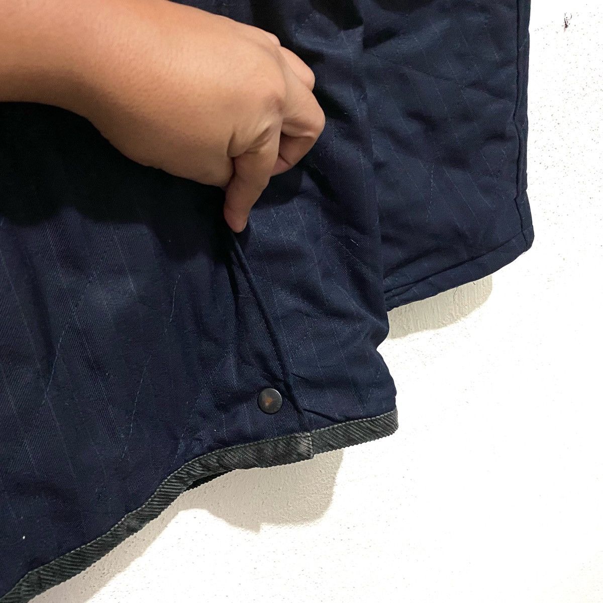 Katharine Hamnett London Vintage KATHARINE HAMNETT Hickory Quilted Reversible Jacket Size US L / EU 52-54 / 3 - 6 Thumbnail