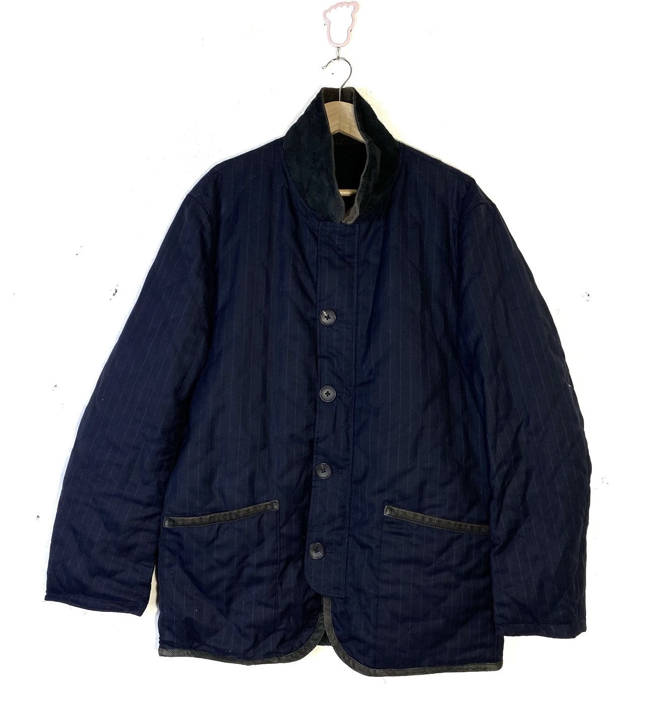 Katharine Hamnett London Vintage KATHARINE HAMNETT Hickory Quilted Reversible Jacket Size US L / EU 52-54 / 3 - 1 Thumbnail
