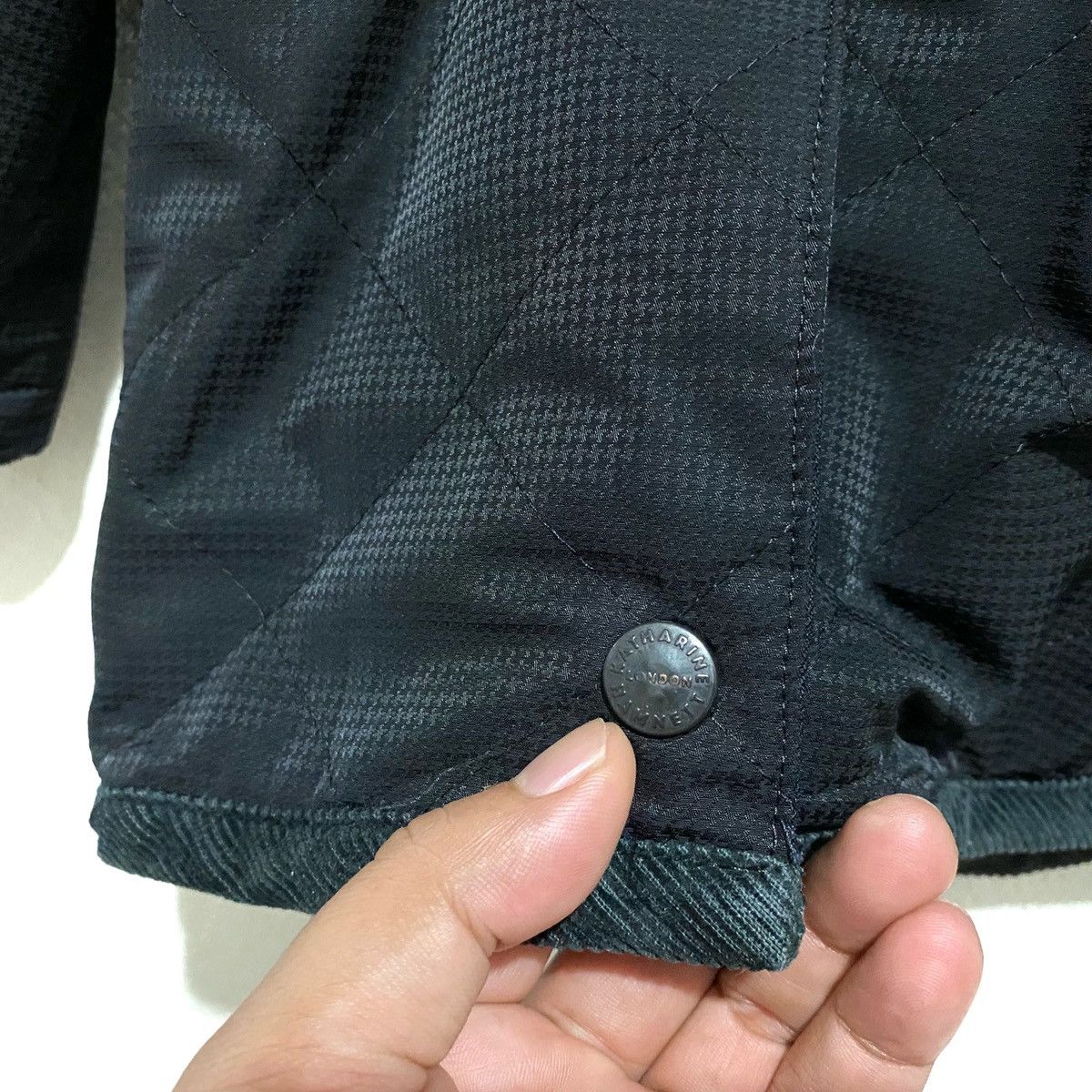 Katharine Hamnett London Vintage KATHARINE HAMNETT Hickory Quilted Reversible Jacket Size US L / EU 52-54 / 3 - 15 Thumbnail