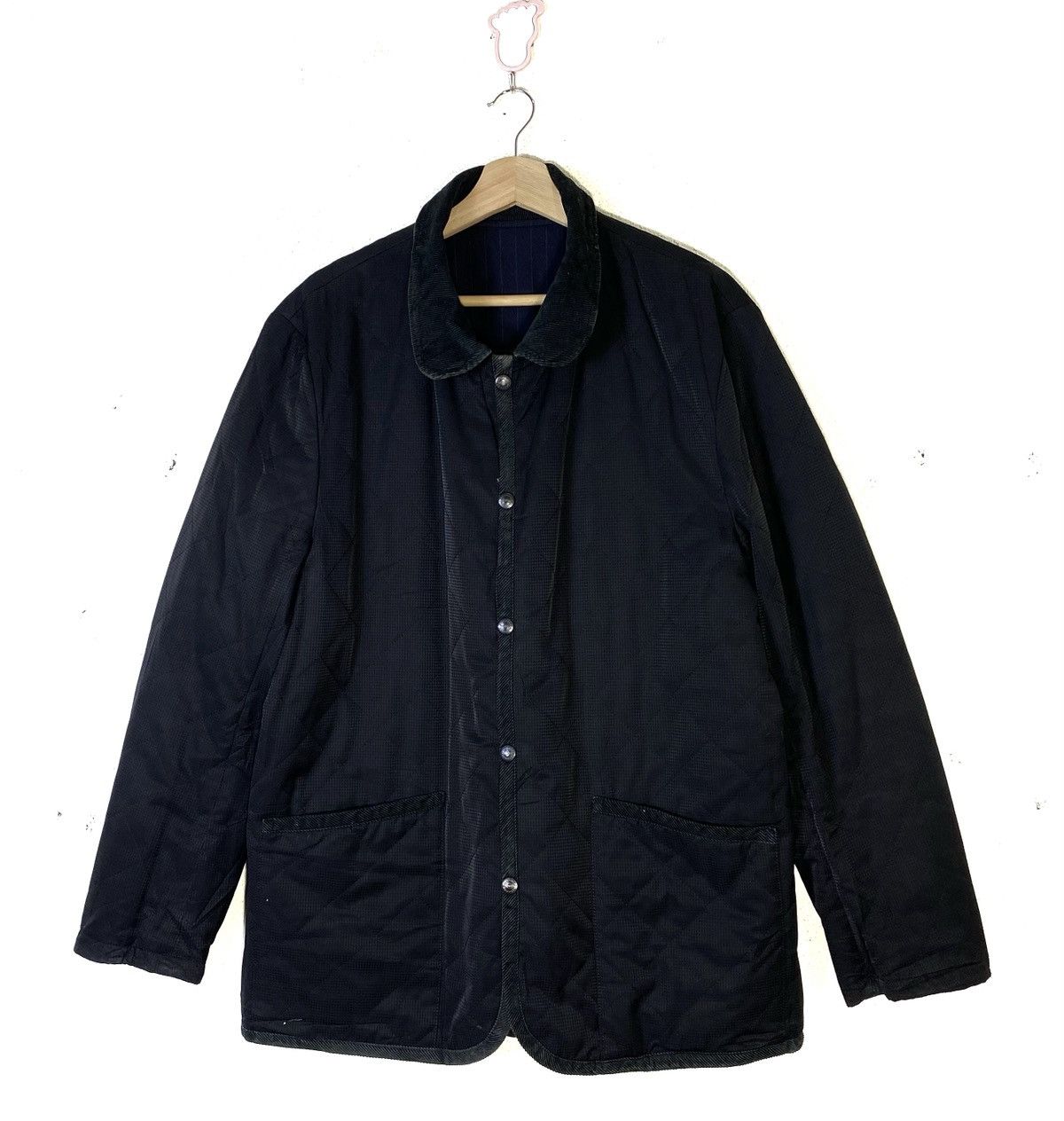 Katharine Hamnett London Vintage KATHARINE HAMNETT Hickory Quilted Reversible Jacket Size US L / EU 52-54 / 3 - 8 Thumbnail