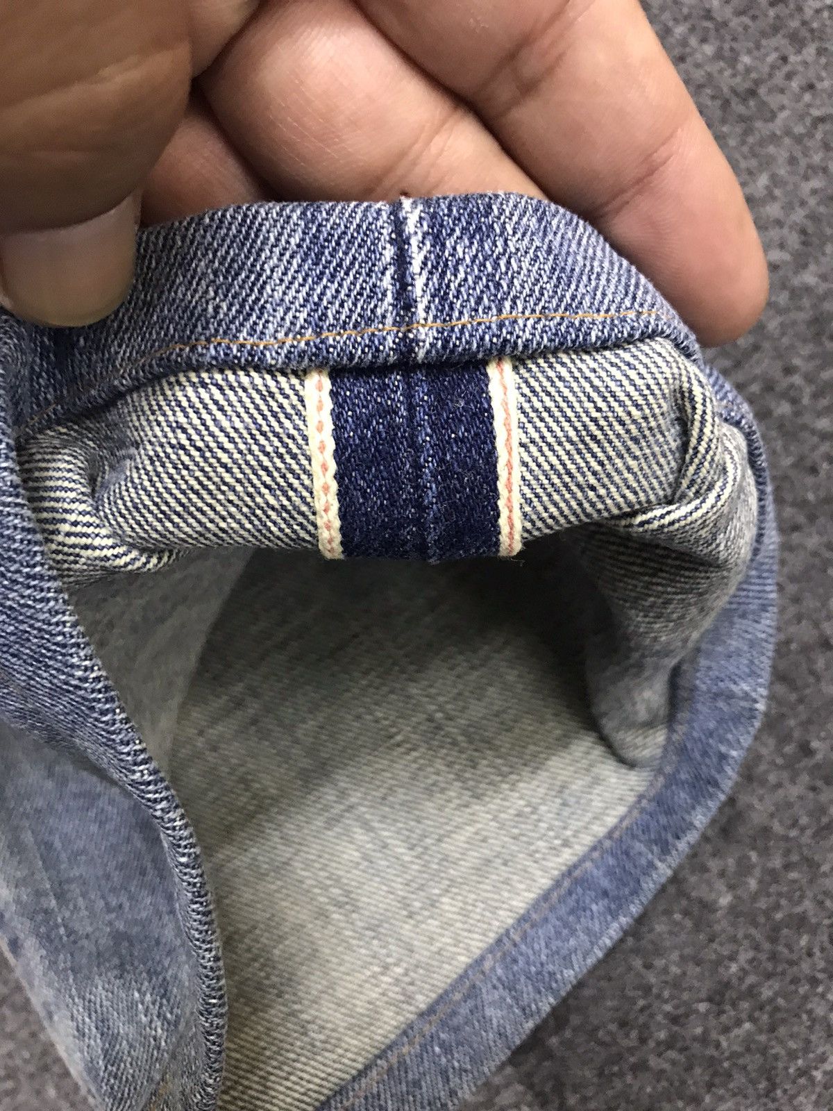 Edwin 💥90 Style💥EDWIN 505X Stone Wash Selvedge Jeans Size US 31 - 7 Thumbnail