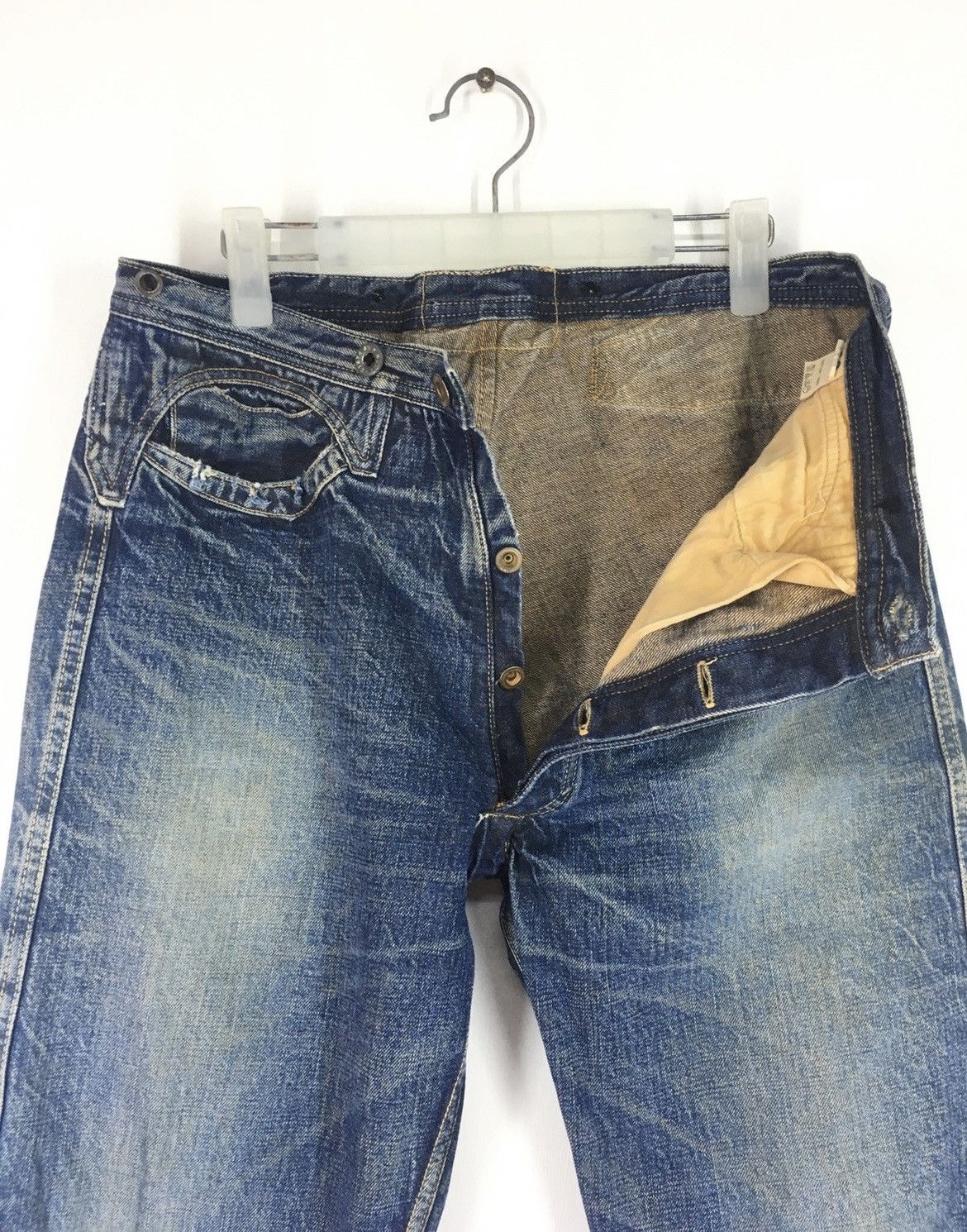 Japanese Brand Duck Digger Warehouse & co buckle back jeans Size US 32 / EU 48 - 5 Thumbnail
