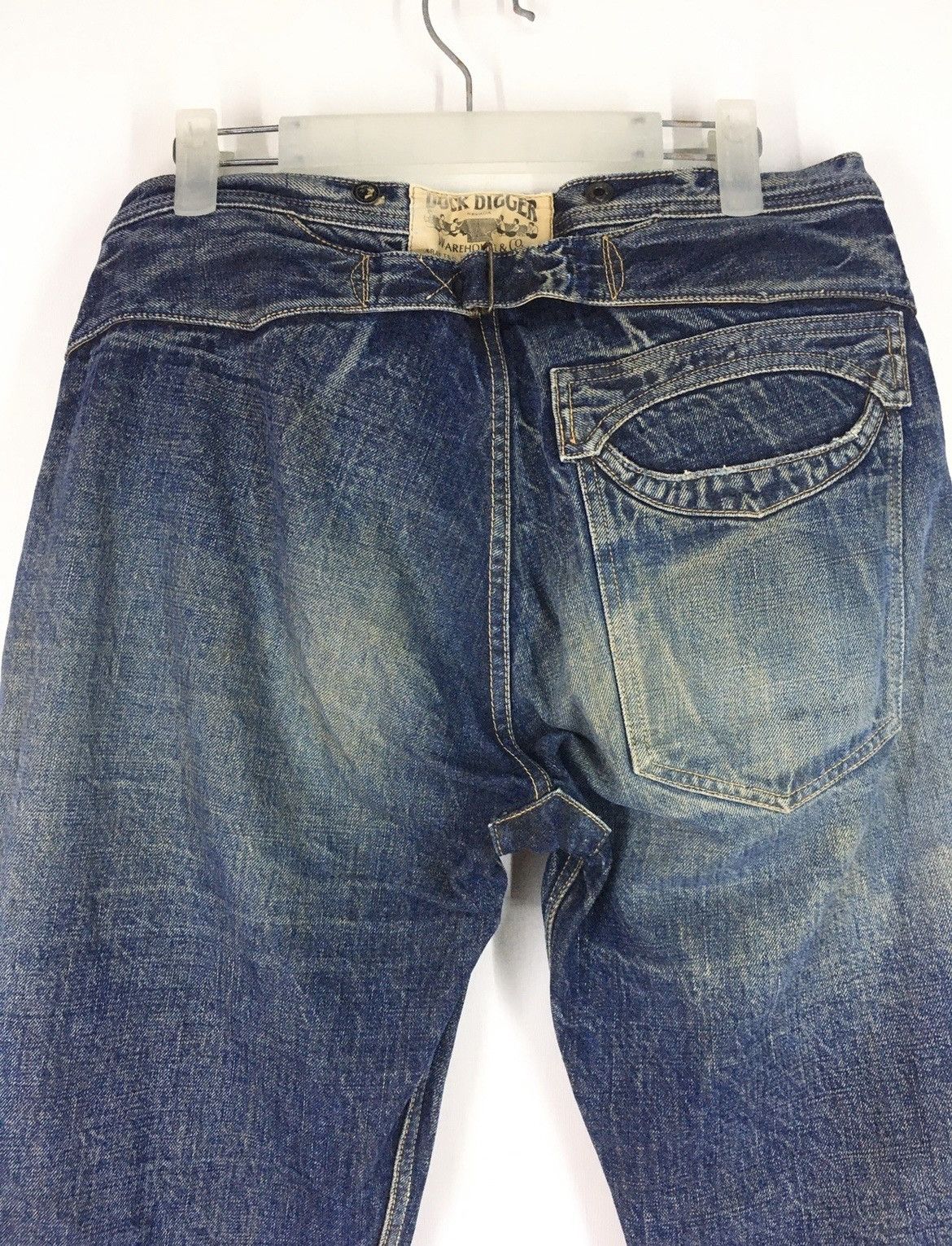 Japanese Brand Duck Digger Warehouse & co buckle back jeans Size US 32 / EU 48 - 6 Thumbnail