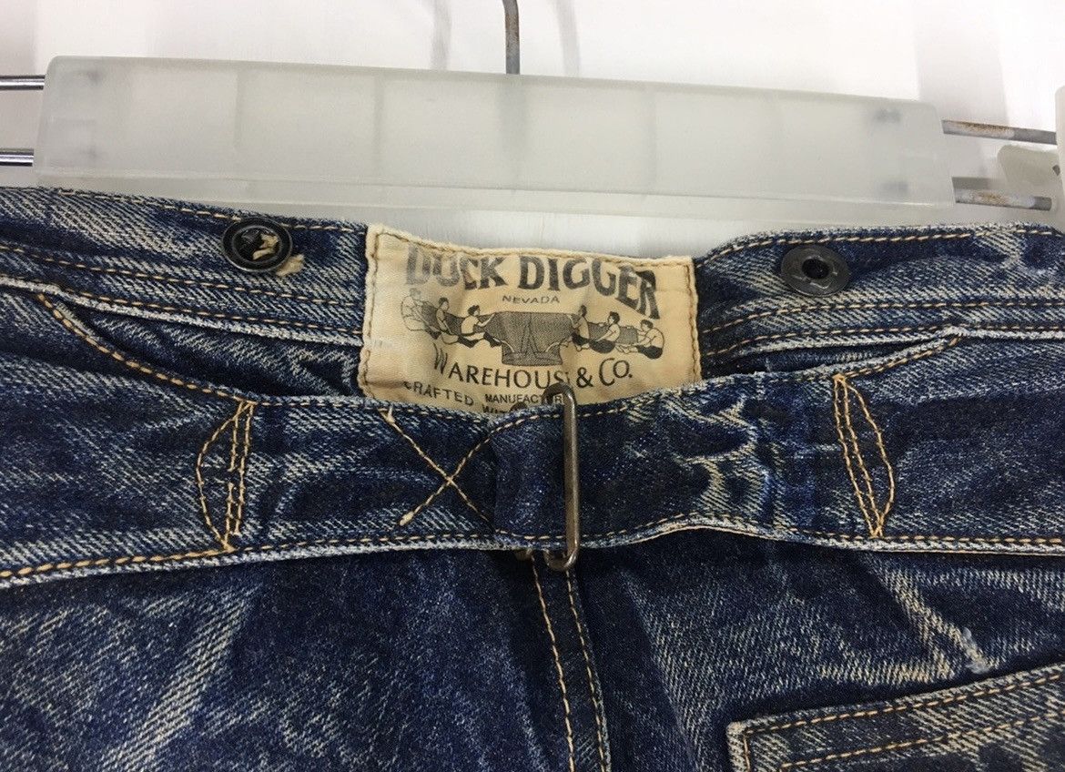 Japanese Brand Duck Digger Warehouse & co buckle back jeans Size US 32 / EU 48 - 8 Thumbnail