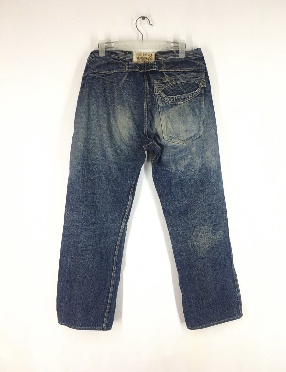 Japanese Brand Duck Digger Warehouse & co buckle back jeans Size US 32 / EU 48 - 2 Thumbnail