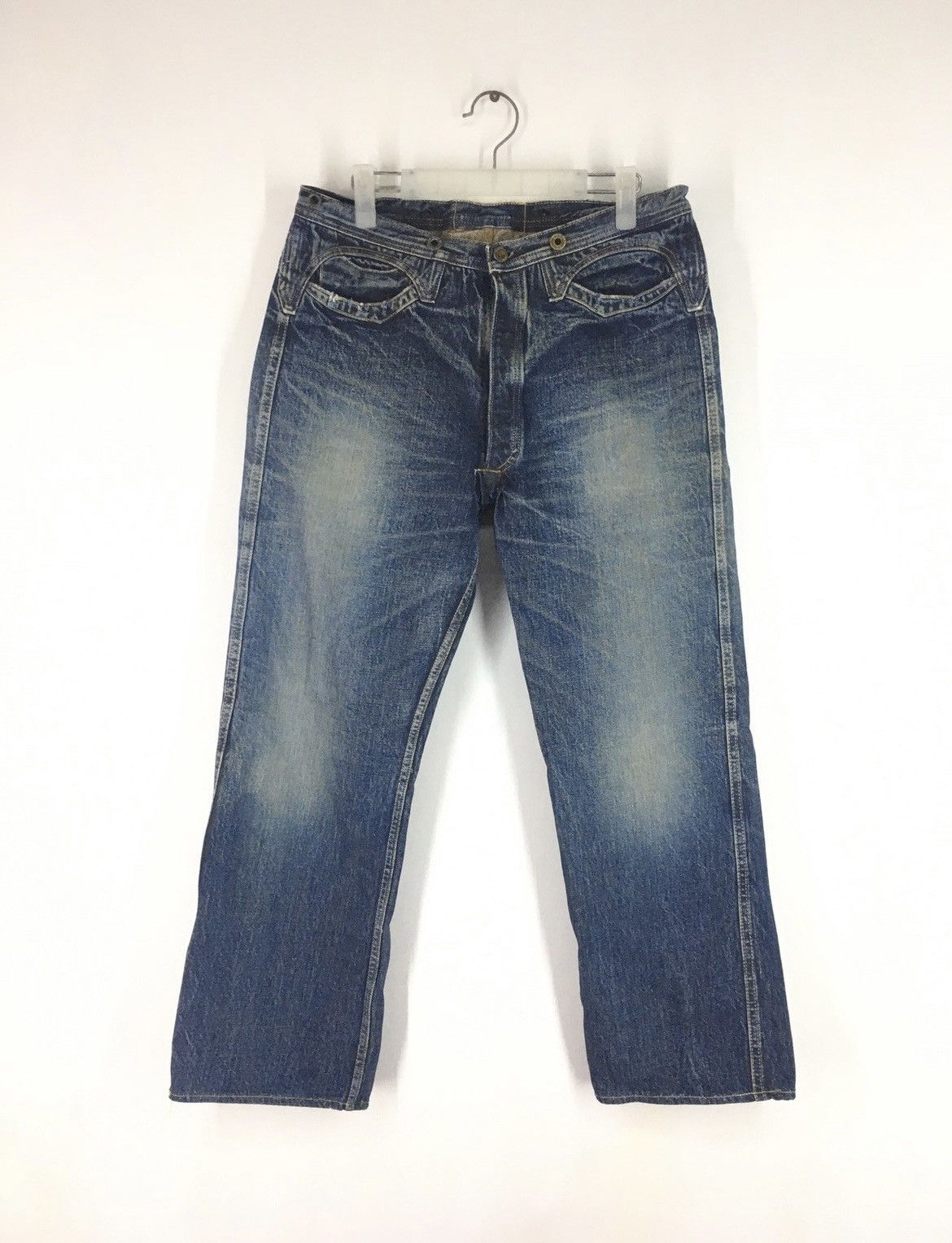 Japanese Brand Duck Digger Warehouse & co buckle back jeans Size US 32 / EU 48 - 1 Thumbnail