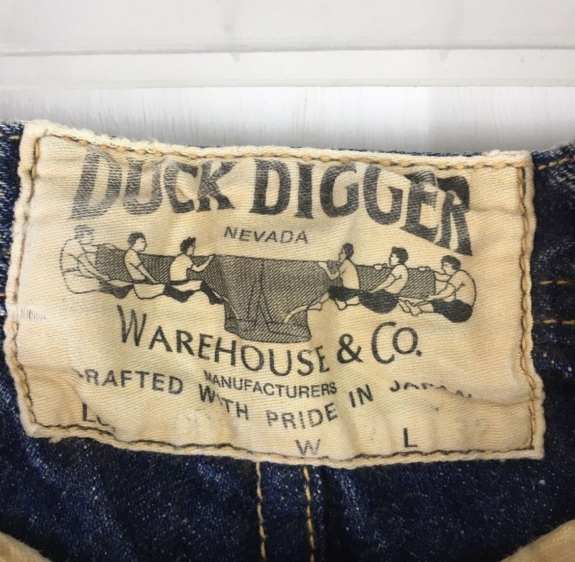Japanese Brand Duck Digger Warehouse & co buckle back jeans Size US 32 / EU 48 - 9 Thumbnail