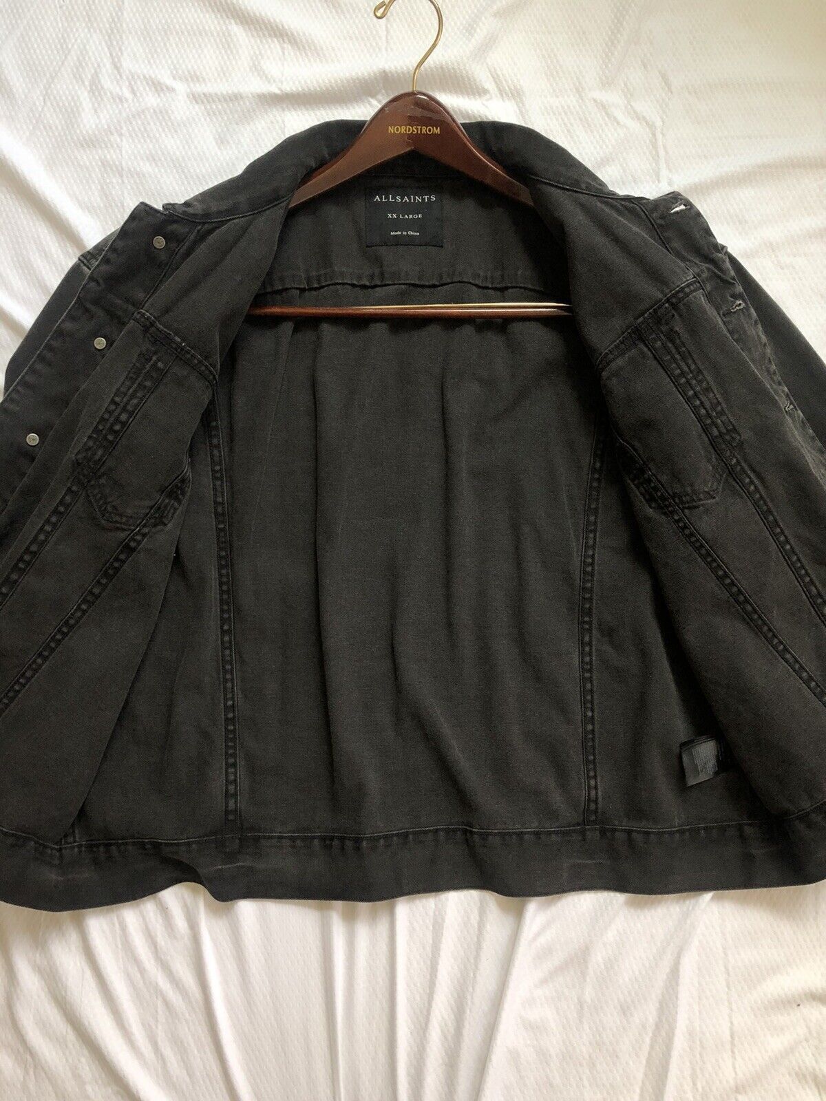 Allsaints AllSaints Okiku Boxy Denim Jacket XXL Size US XXL / EU 58 / 5 - 7 Thumbnail