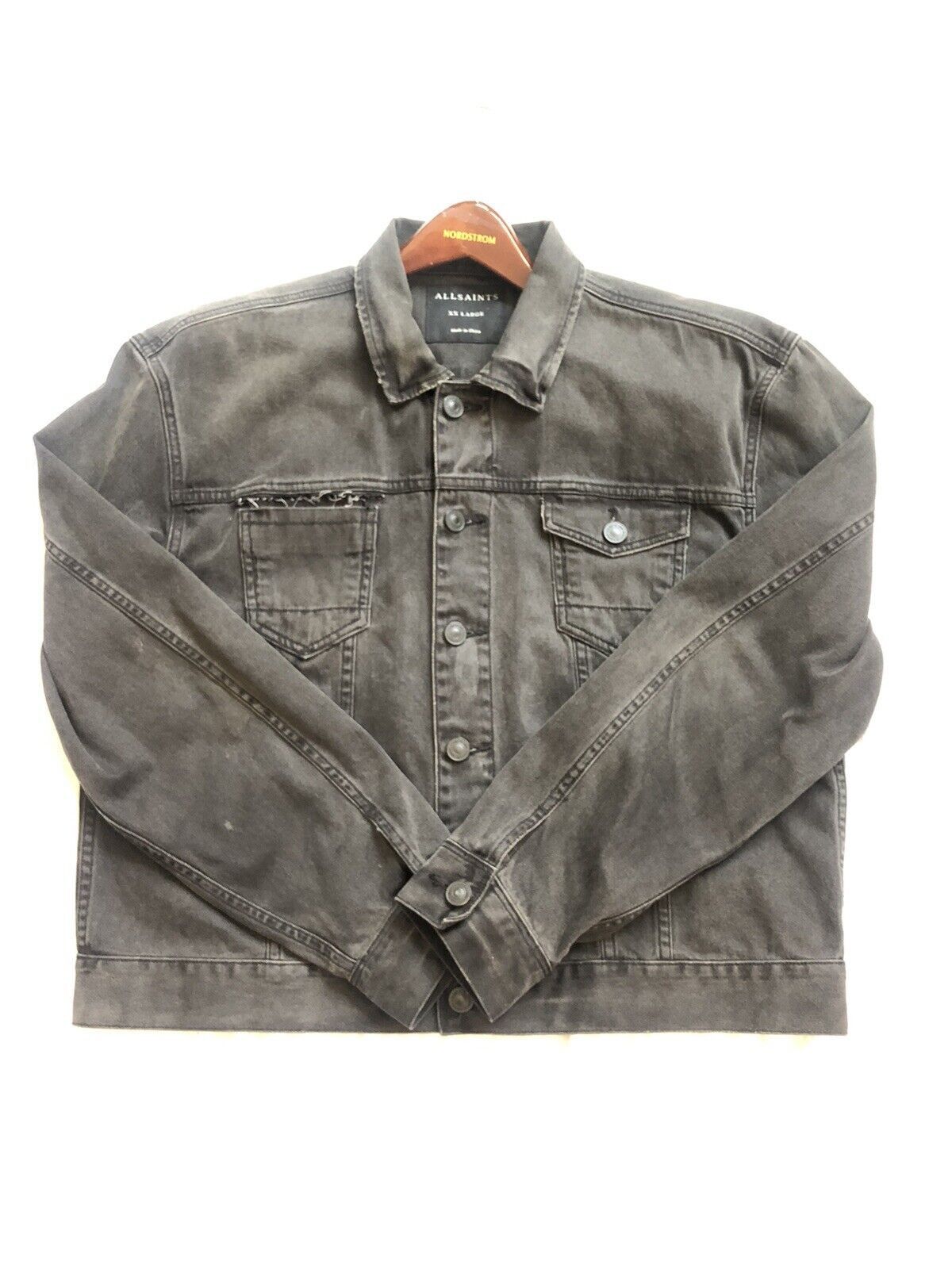 Allsaints AllSaints Okiku Boxy Denim Jacket XXL Size US XXL / EU 58 / 5 - 9 Thumbnail