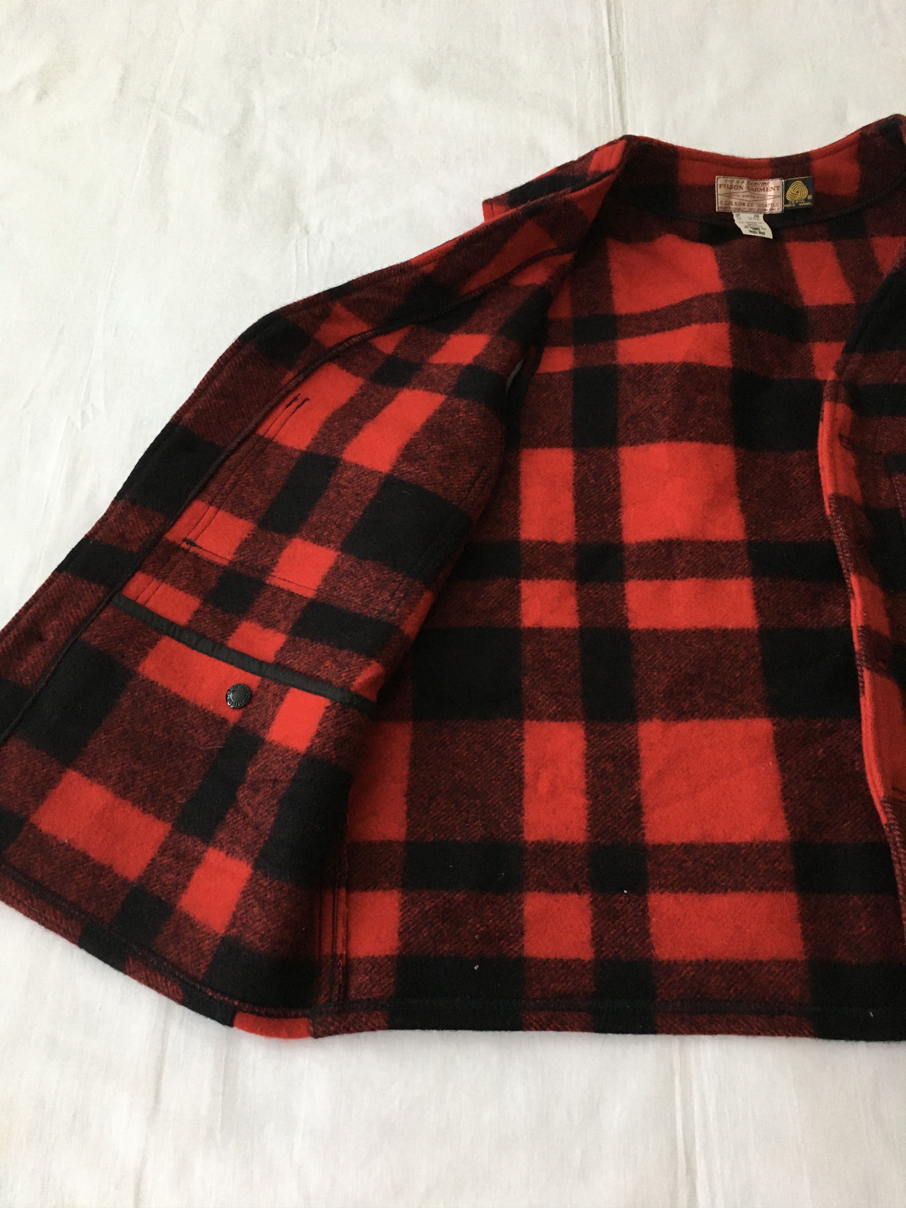 Filson Vintage CC Filson Buffalo Plaid Wool Vest NOS Size US M / EU 48-50 / 2 - 11 Thumbnail