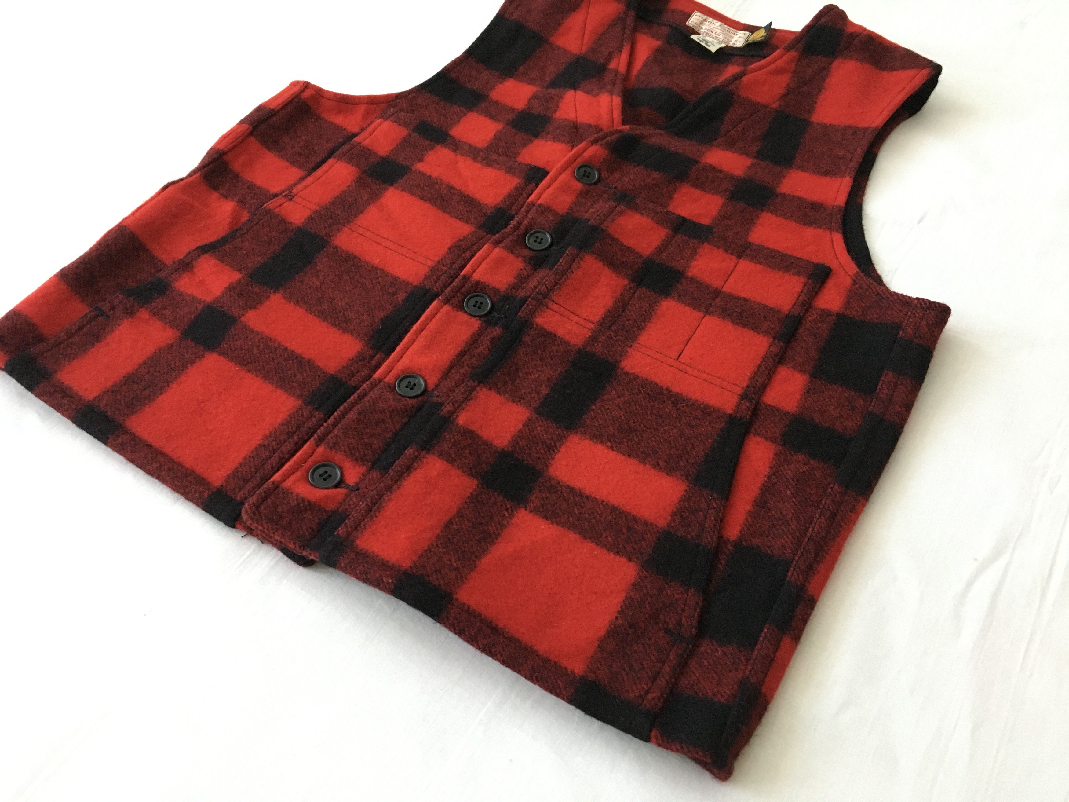 Filson Vintage CC Filson Buffalo Plaid Wool Vest NOS Size US M / EU 48-50 / 2 - 7 Thumbnail
