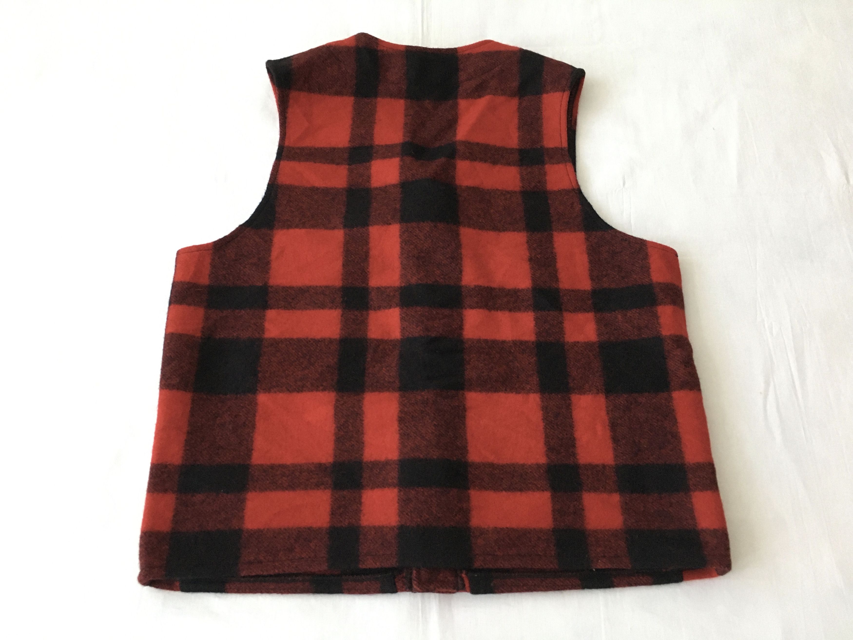 Filson Vintage CC Filson Buffalo Plaid Wool Vest NOS Size US M / EU 48-50 / 2 - 8 Thumbnail
