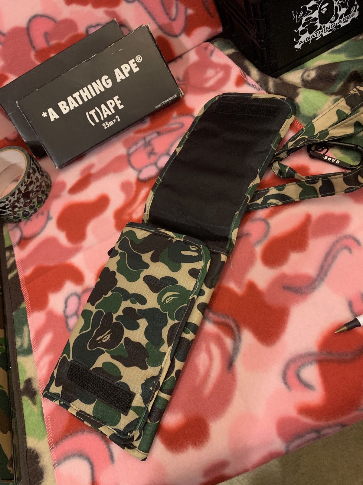 Bape Bape Folding Wallet Thing Size ONE SIZE - 4 Thumbnail