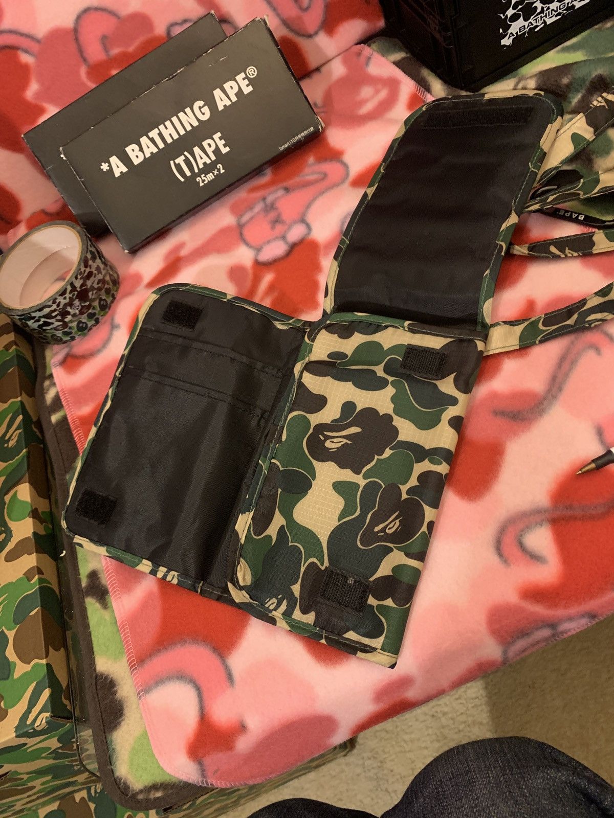 Bape Bape Folding Wallet Thing Size ONE SIZE - 3 Thumbnail