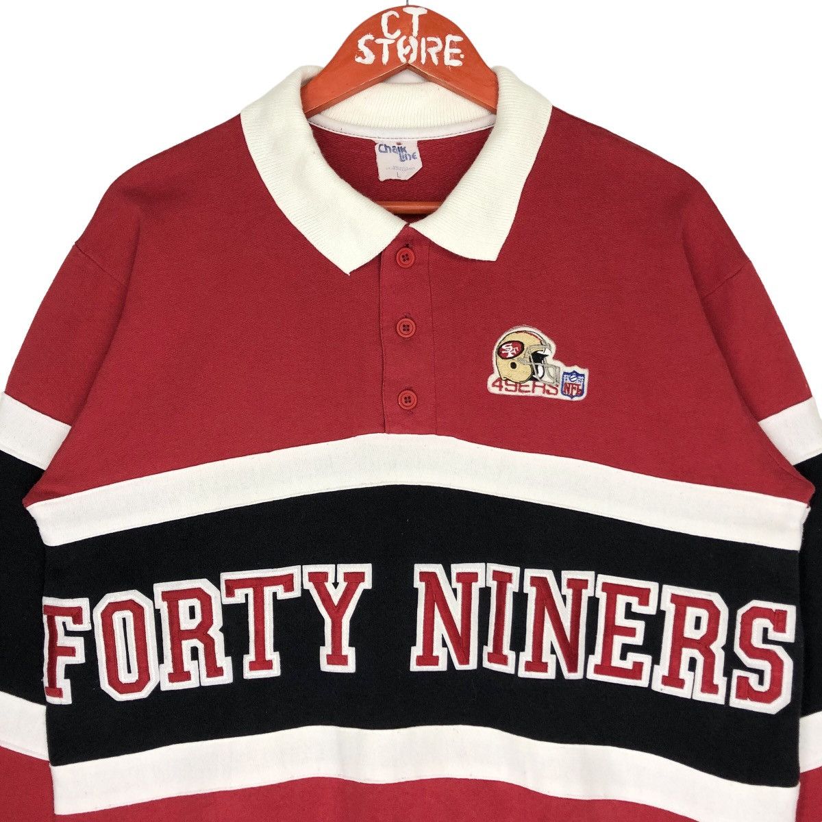 Chalk Line × NFL 🔥Very Hard To Find🔥 80s San Francisco 49ers Sweatshirts Size US M / EU 48-50 / 2 - 3 Thumbnail