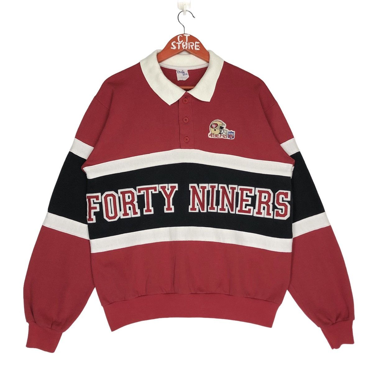 Chalk Line × NFL 🔥Very Hard To Find🔥 80s San Francisco 49ers Sweatshirts Size US M / EU 48-50 / 2 - 1 Thumbnail