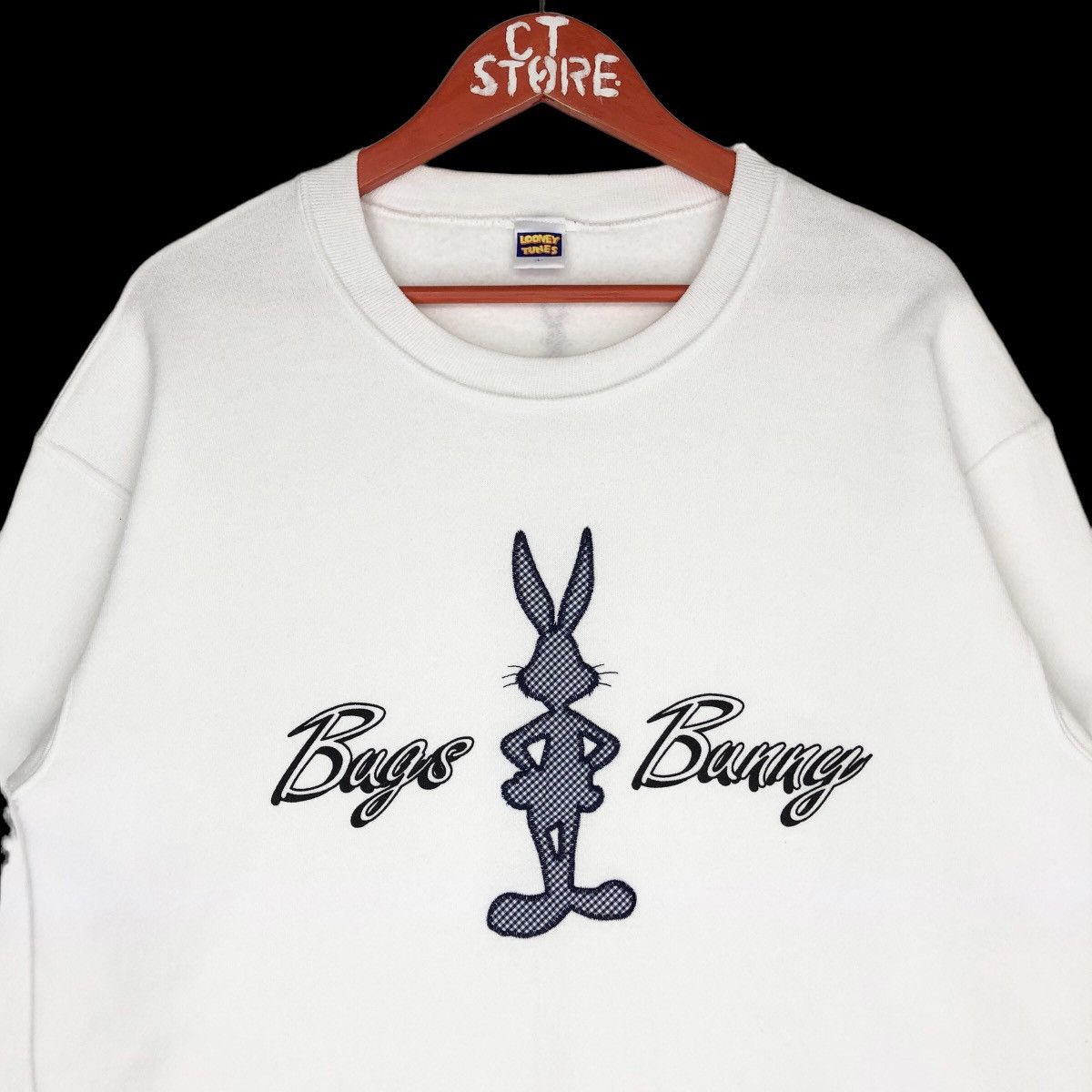Cartoon Network × Vintage 90s Bugs Bunny Sweatshirt Embroidery Logo Size US M / EU 48-50 / 2 - 3 Thumbnail