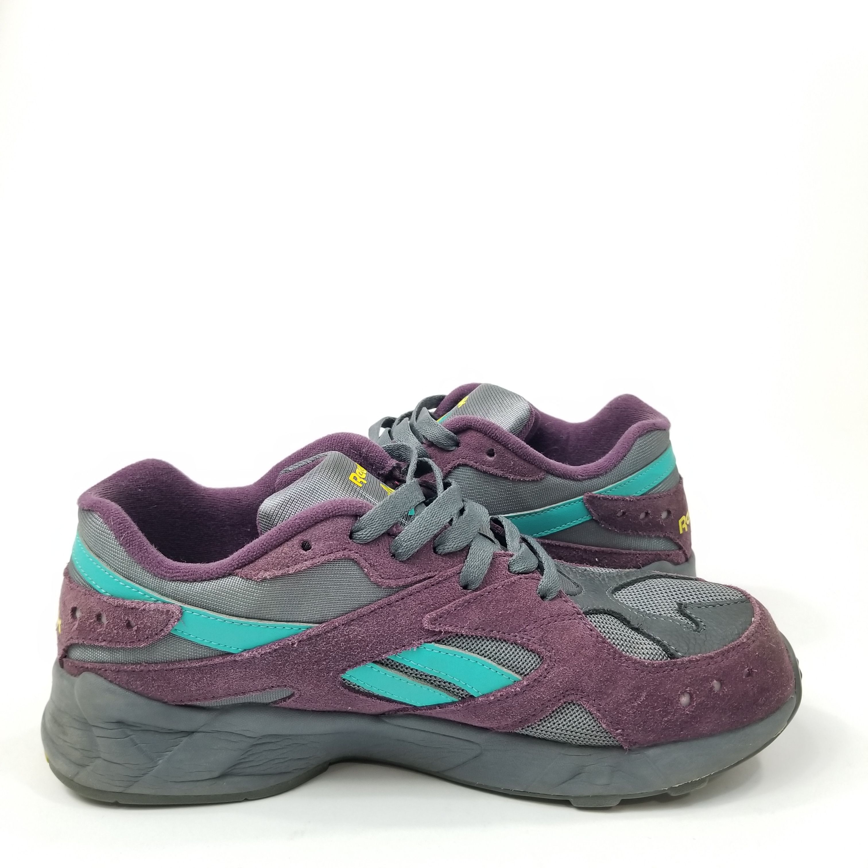 Reebok × Vintage Reebok Aztrek Low Textile Trainer Purple Sneakers Size 8.5 Size US 8.5 / EU 41-42 - 5 Thumbnail