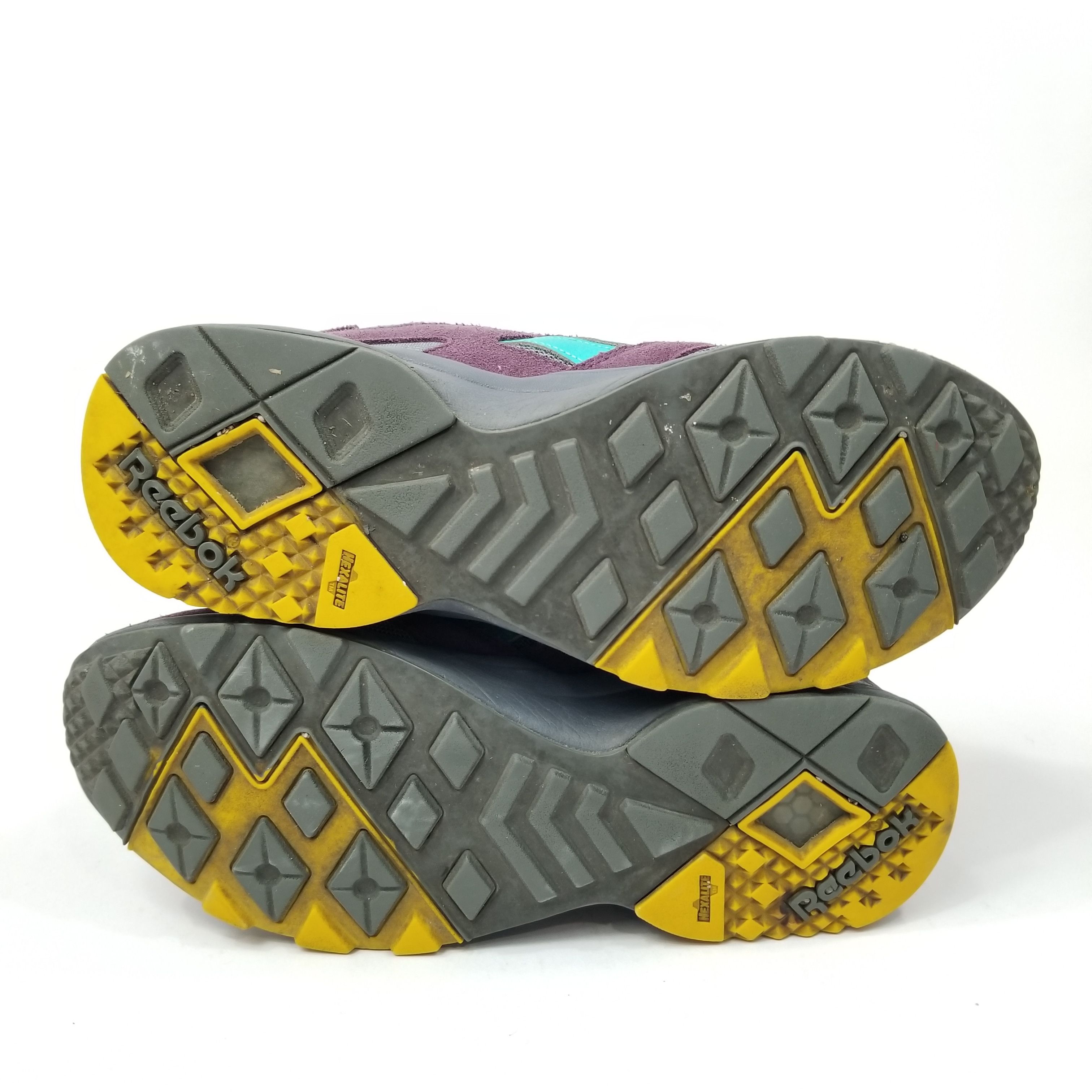 Reebok × Vintage Reebok Aztrek Low Textile Trainer Purple Sneakers Size 8.5 Size US 8.5 / EU 41-42 - 10 Thumbnail