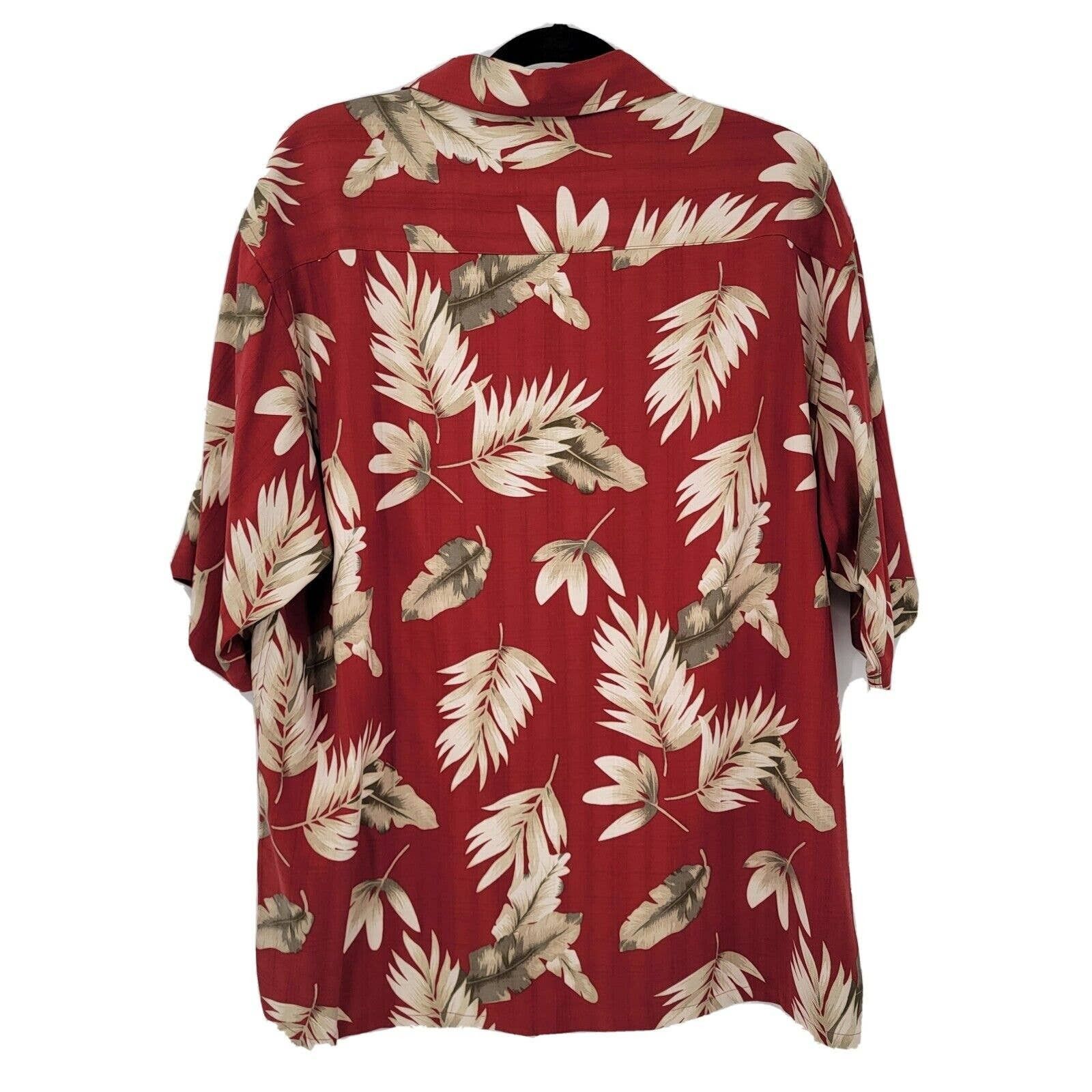 Caribbean Caribbean Pineapple Men's L Palm Silk Button Shirt Hawaiian Size US L / EU 52-54 / 3 - 4 Thumbnail