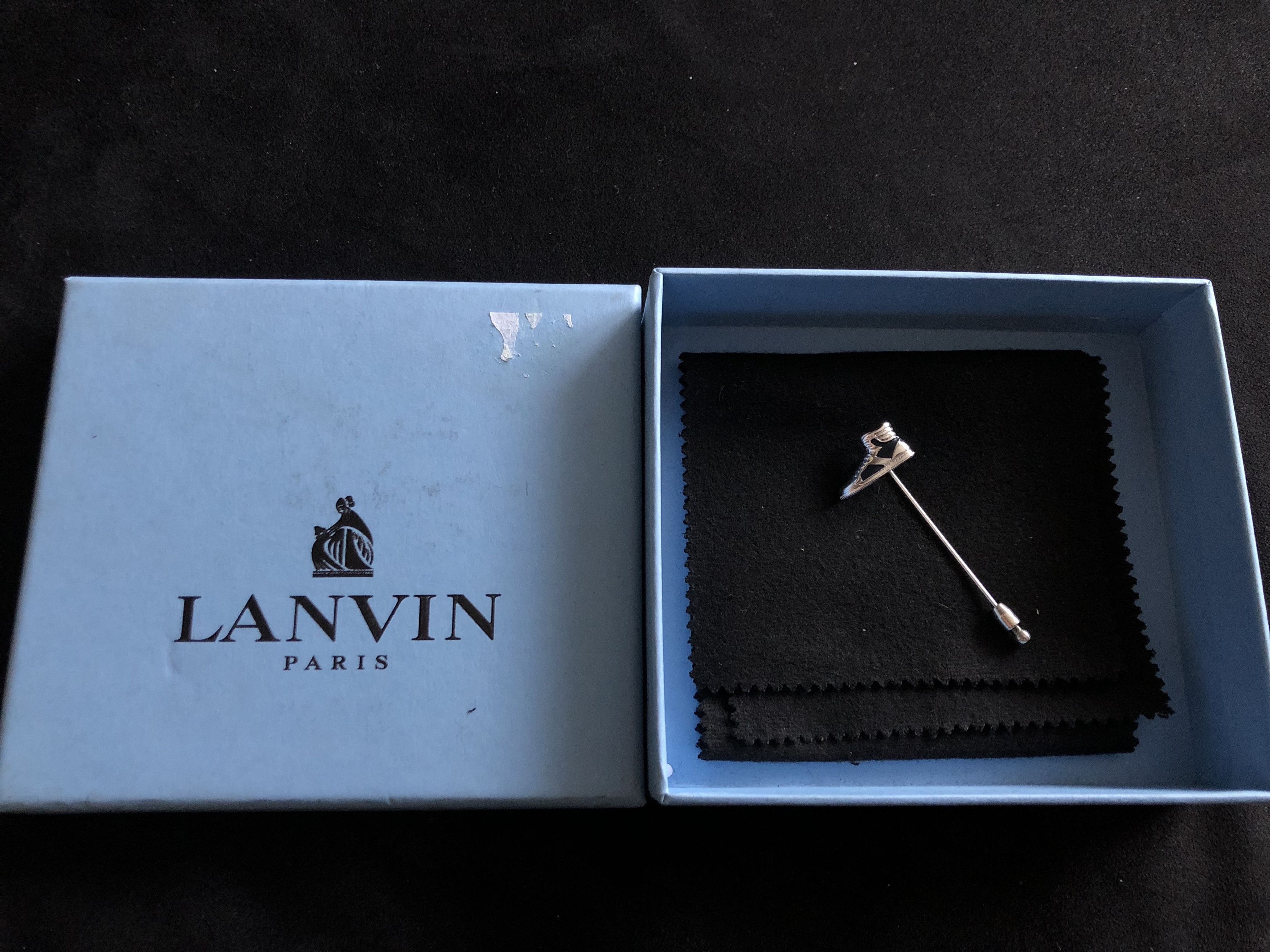 Lanvin Lanvin Tie Pin Rhodium rising shoes Size ONE SIZE - 4 Thumbnail