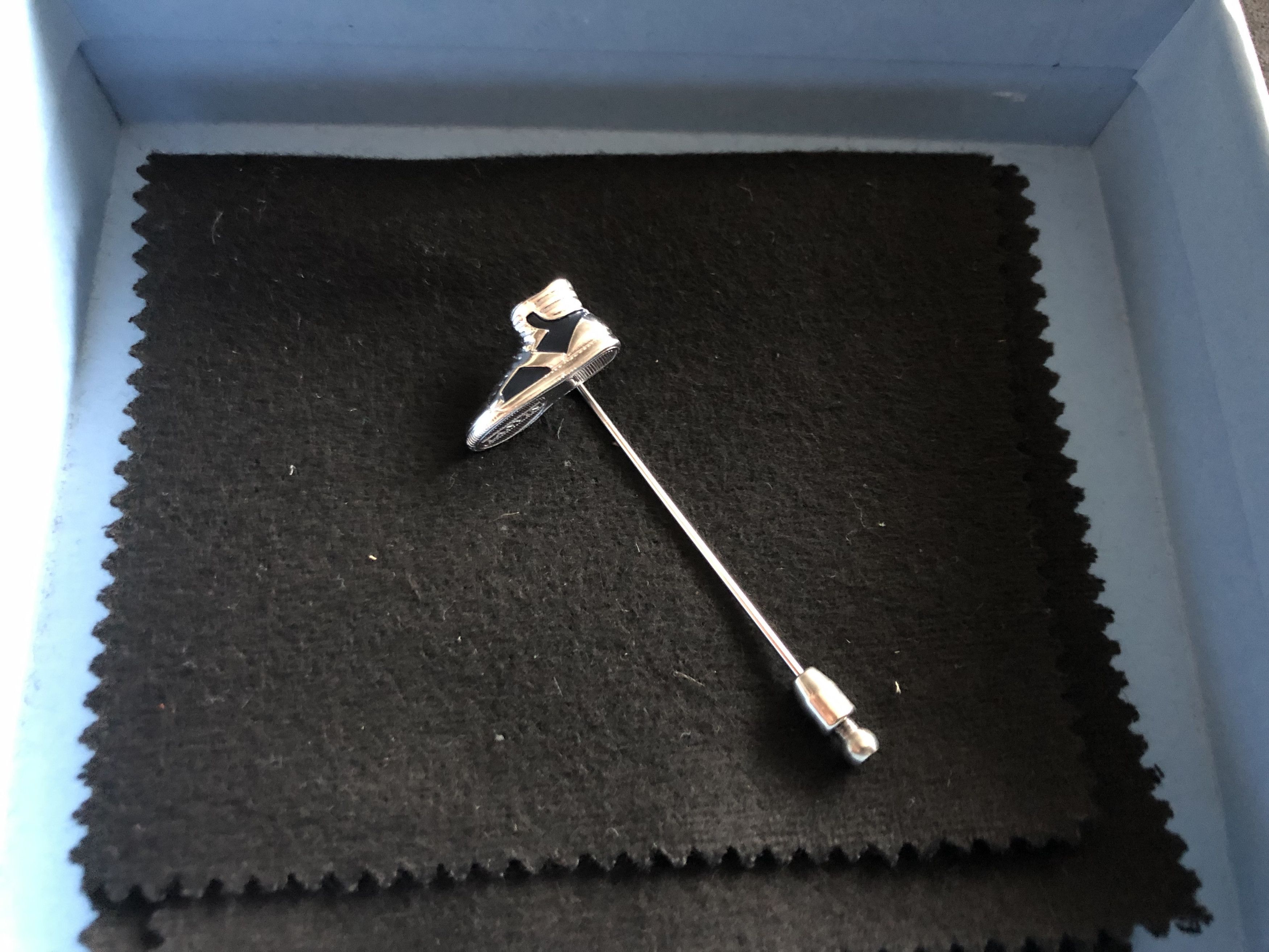 Lanvin Lanvin Tie Pin Rhodium rising shoes Size ONE SIZE - 3 Thumbnail