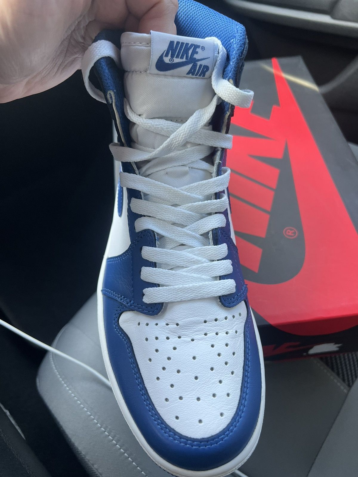 Jordan Brand Air Jordan 1 High Storm Blue Size US 8 / EU 41 - 8 Thumbnail