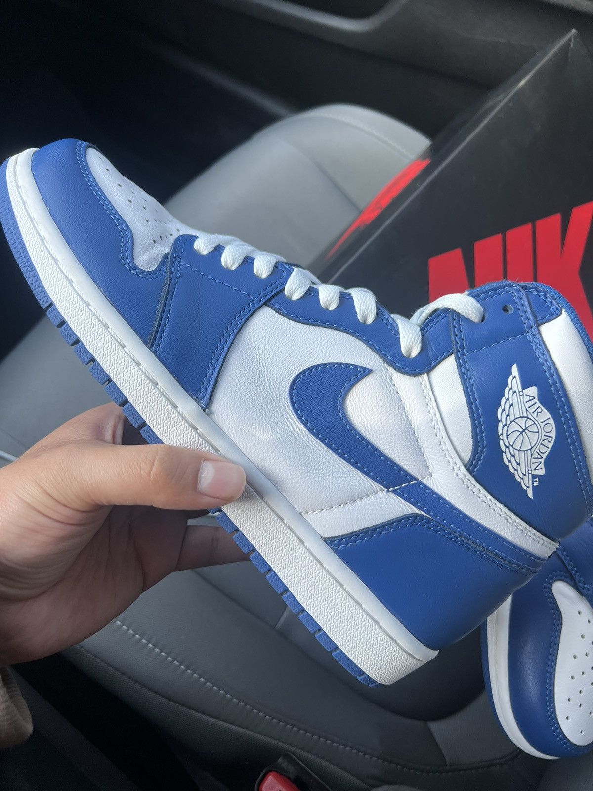 Jordan Brand Air Jordan 1 High Storm Blue Size US 8 / EU 41 - 2 Thumbnail