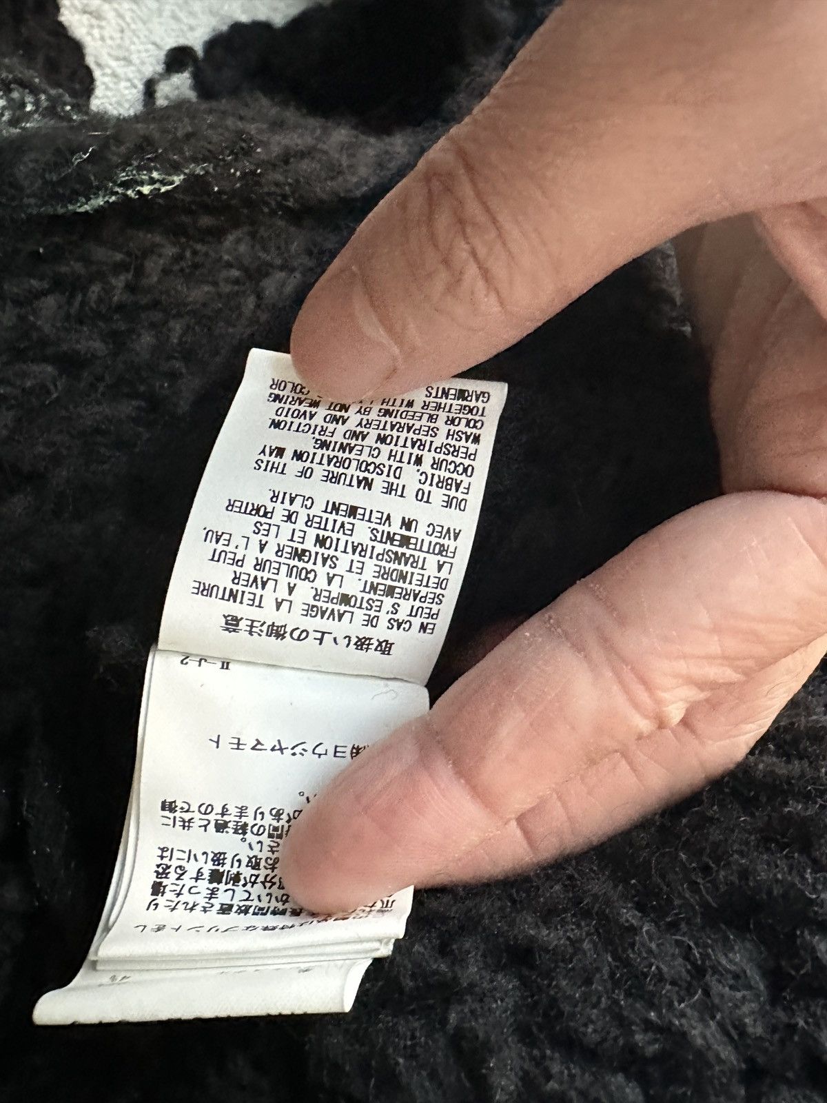 Yohji Yamamoto [FINAL DROP] Yohji Yammamoto Pour Homme Painted Knit AW20 Size US L / EU 52-54 / 3 - 6 Thumbnail
