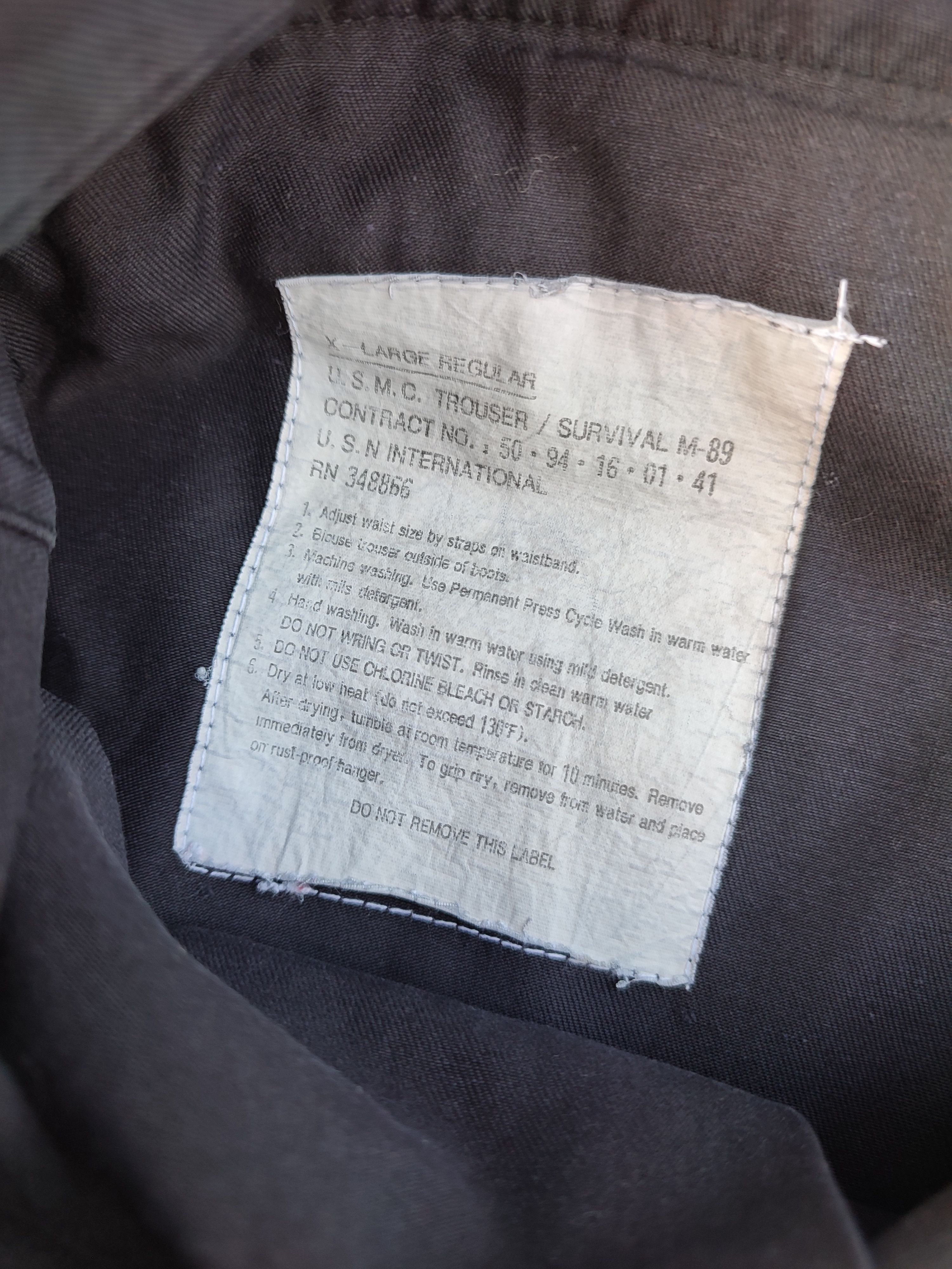 Other Vintage 90's Usa Army Cargo pants Size US 34 / EU 50 - 7 Thumbnail
