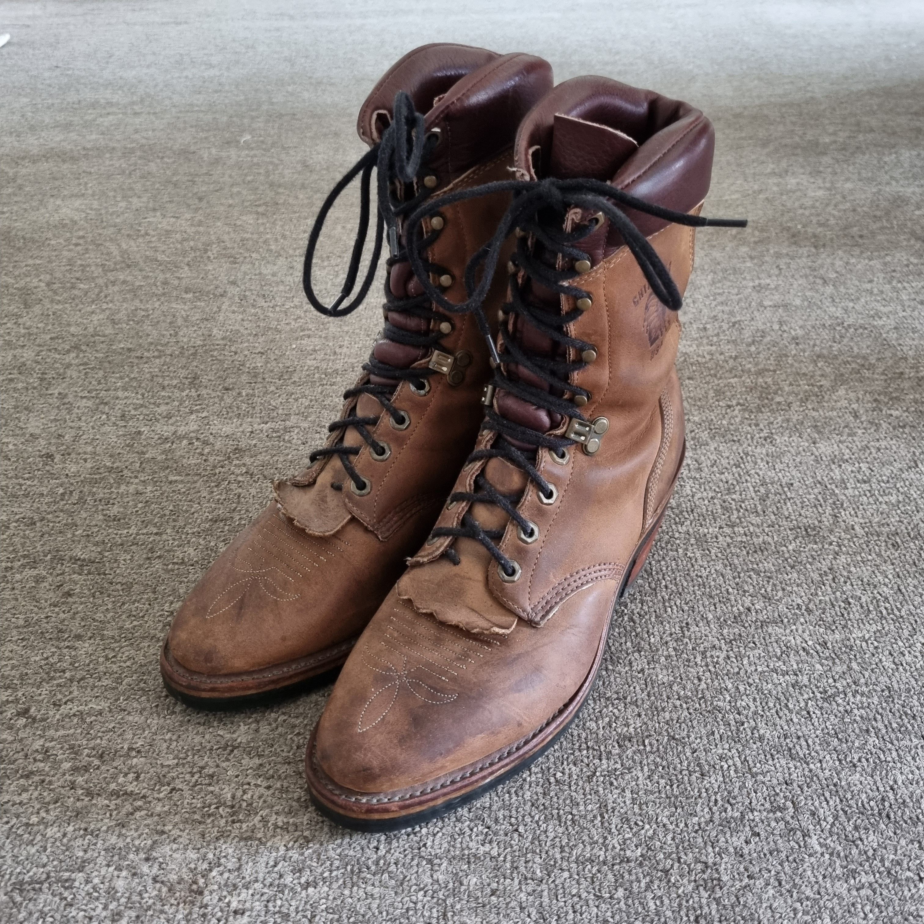 Chippewa packer outlet cowboy boots