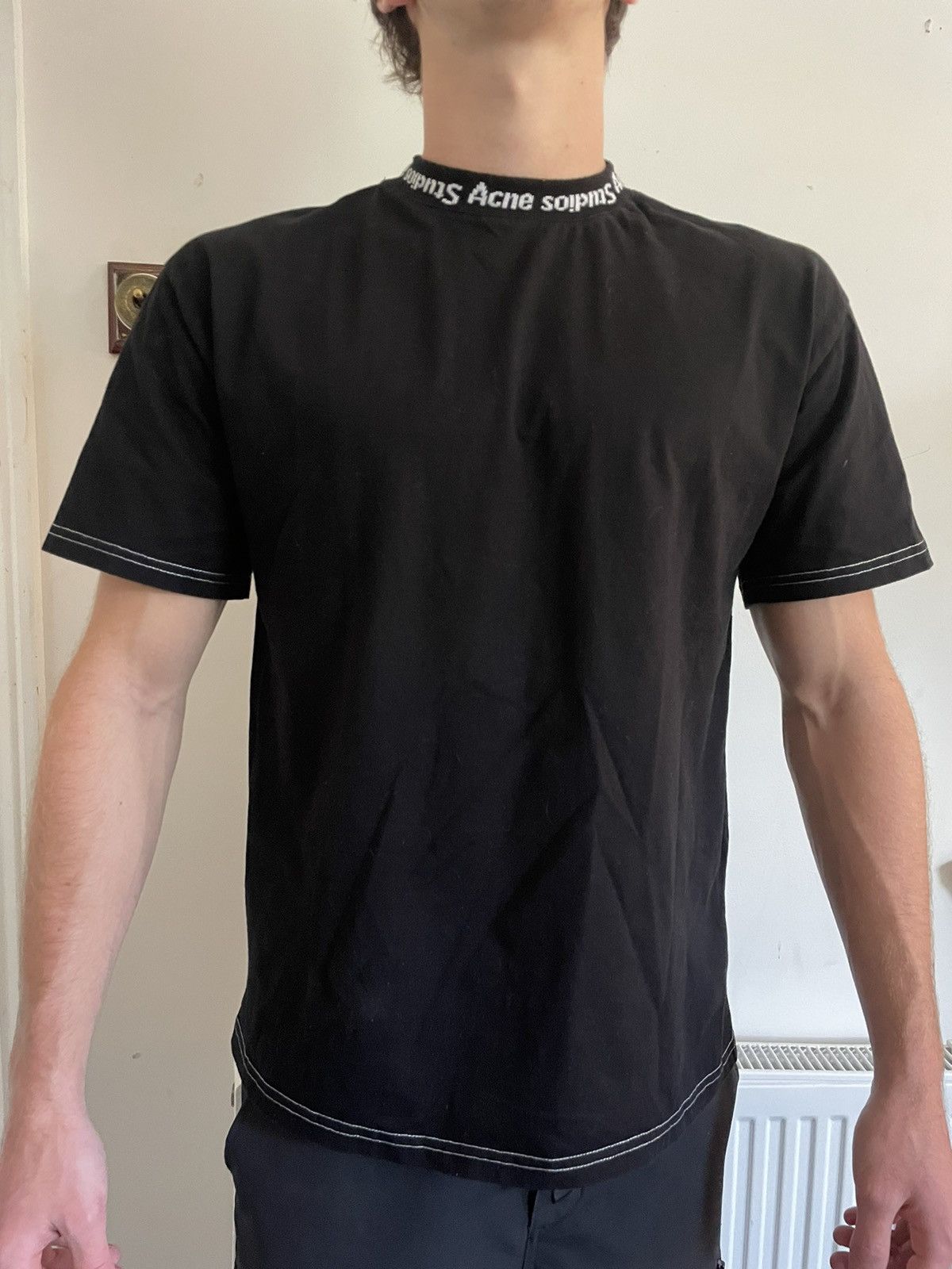 Acne Studios vintage mock neck T shirt