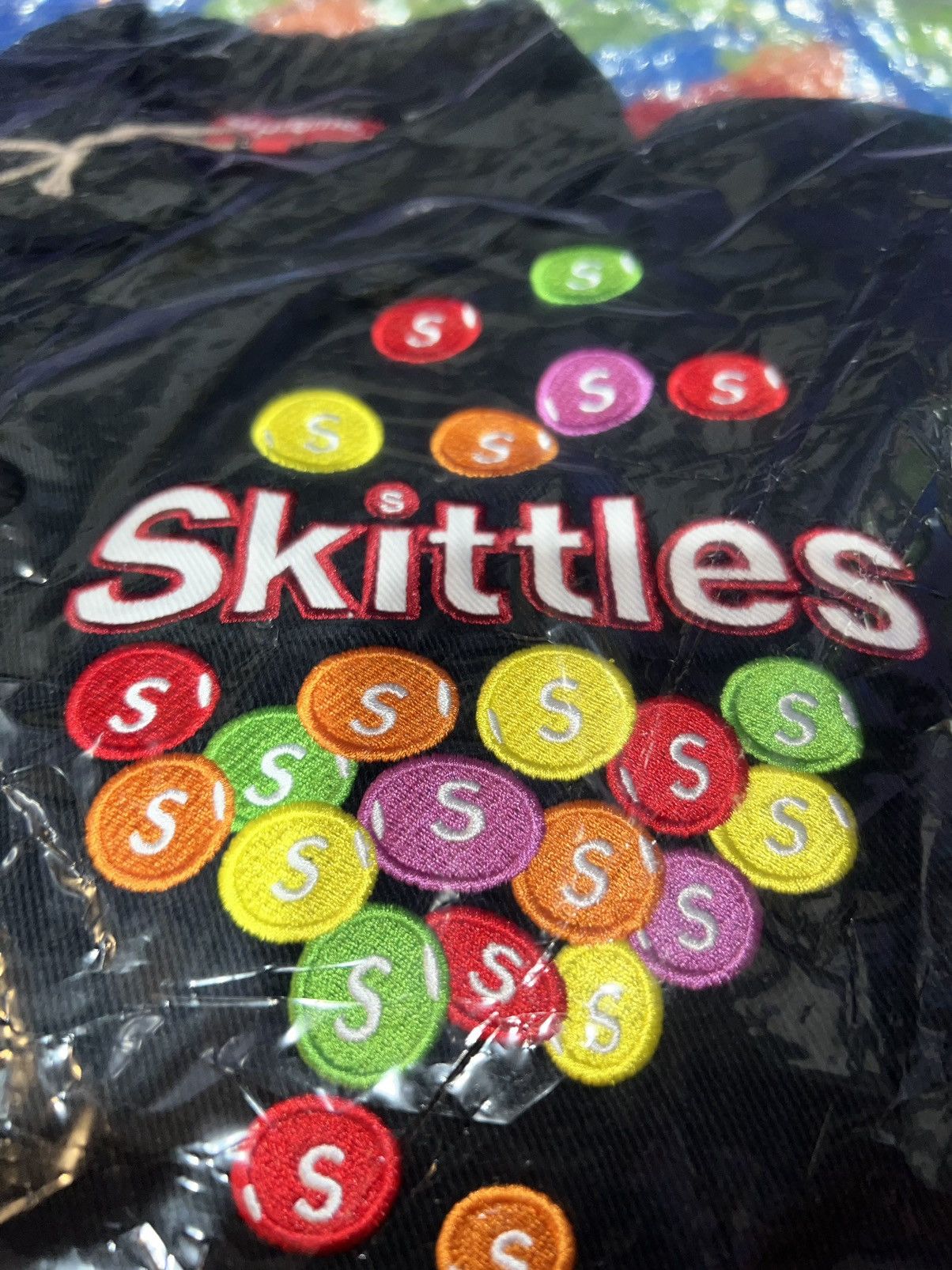 Mitchell & Ness × Supreme Supreme Skittles Mitchell & Ness Varsity Jacket Size US L / EU 52-54 / 3 - 4 Thumbnail