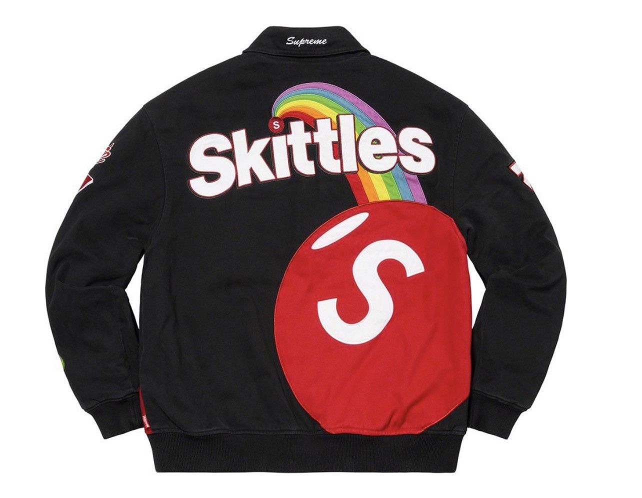 Mitchell & Ness × Supreme Supreme Skittles Mitchell & Ness Varsity Jacket Size US L / EU 52-54 / 3 - 6 Thumbnail