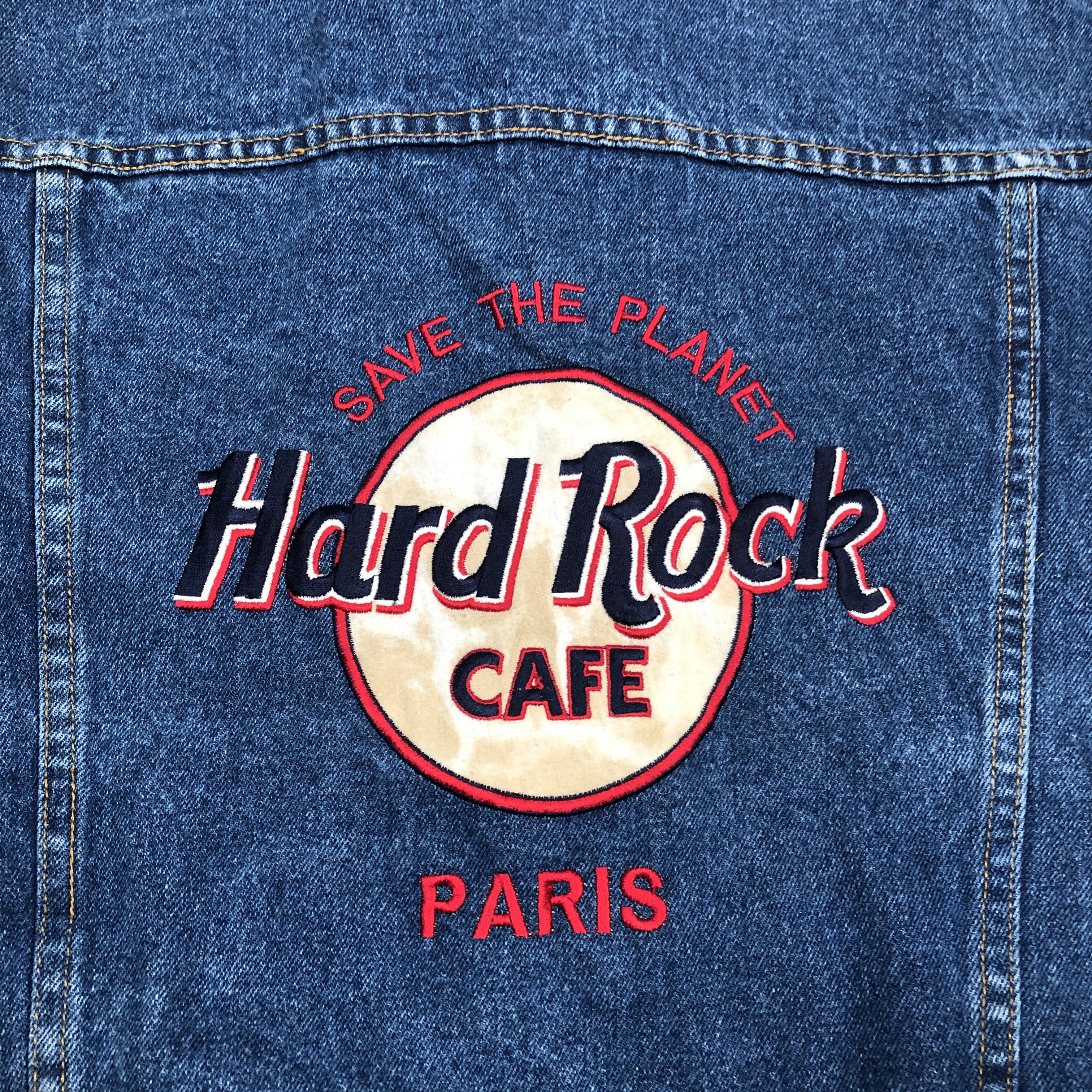 Hard Rock Cafe Hard Rock Cafe Denim Jacket PARIS Size US M / EU 48-50 / 2 - 2 Thumbnail