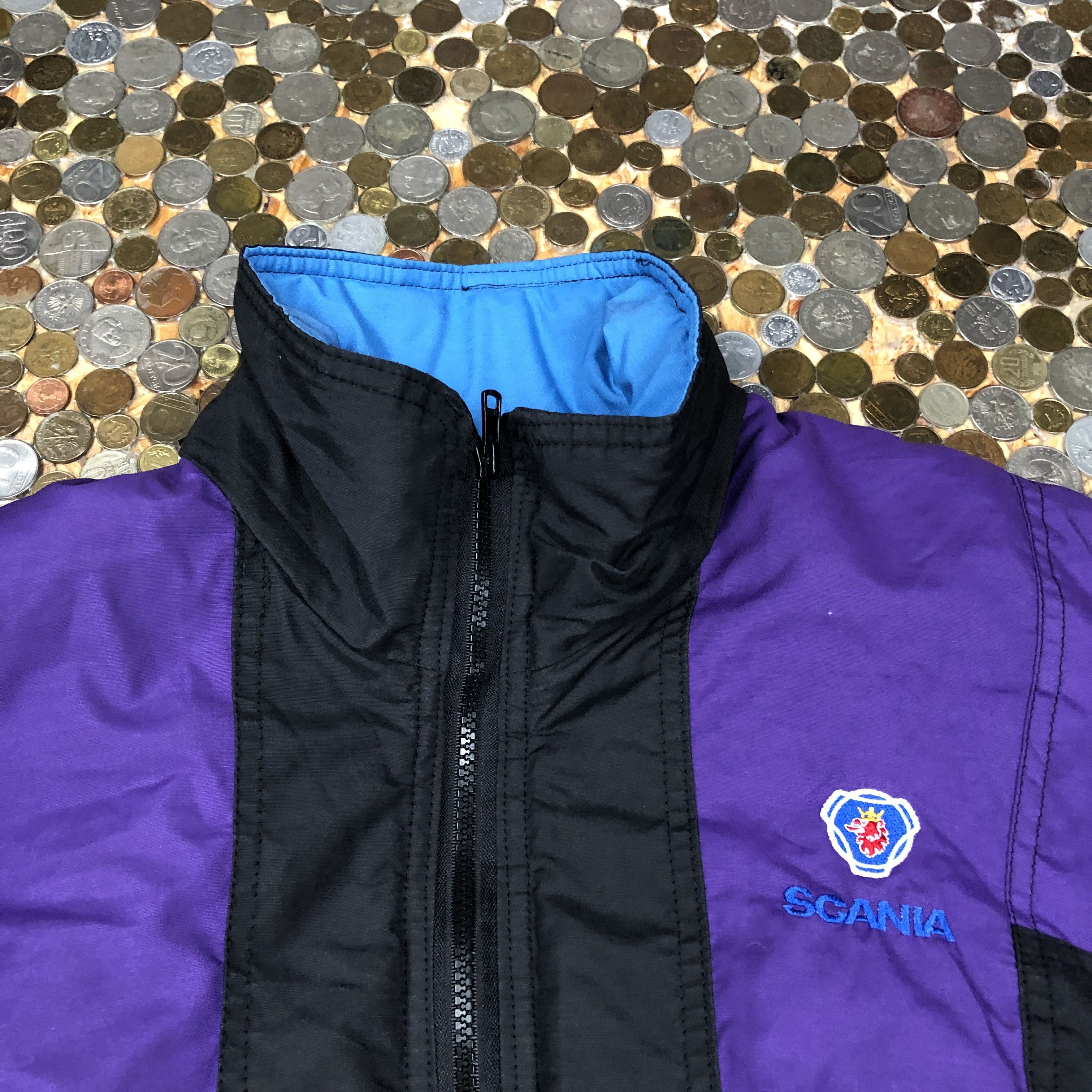 Vintage Vintage Scania Bomber varsity jacket 90's Size US L / EU 52-54 / 3 - 3 Thumbnail