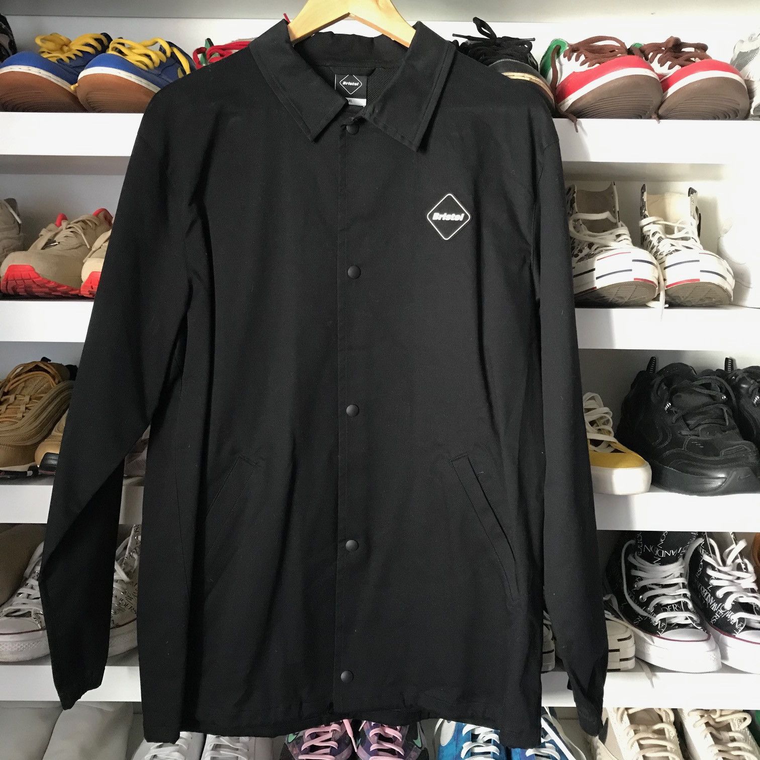 F.C.R.B × Sophnet. SOPHNET FC REAL BRISTOL Arch Logo Coach Jacket Size US XL / EU 56 / 4 - 2 Thumbnail