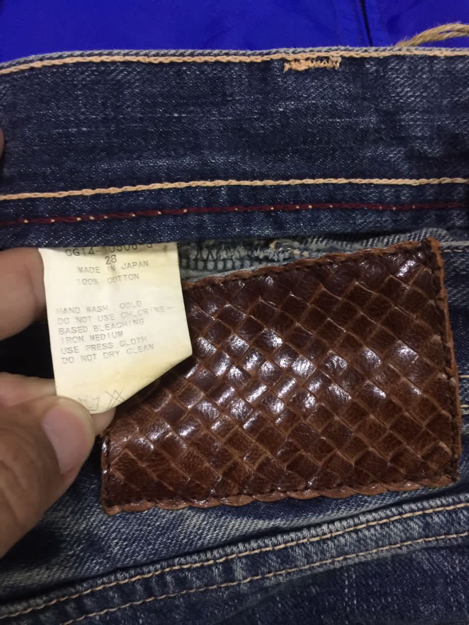 Japanese Brand Gallardagalante x Chelseacard Straight Selvedge Jeans Size US 28 / EU 44 - 17 Thumbnail