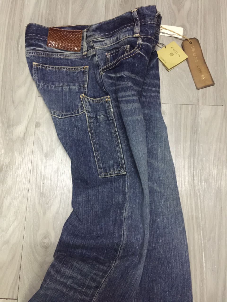 Japanese Brand Gallardagalante x Chelseacard Straight Selvedge Jeans Size US 28 / EU 44 - 13 Thumbnail