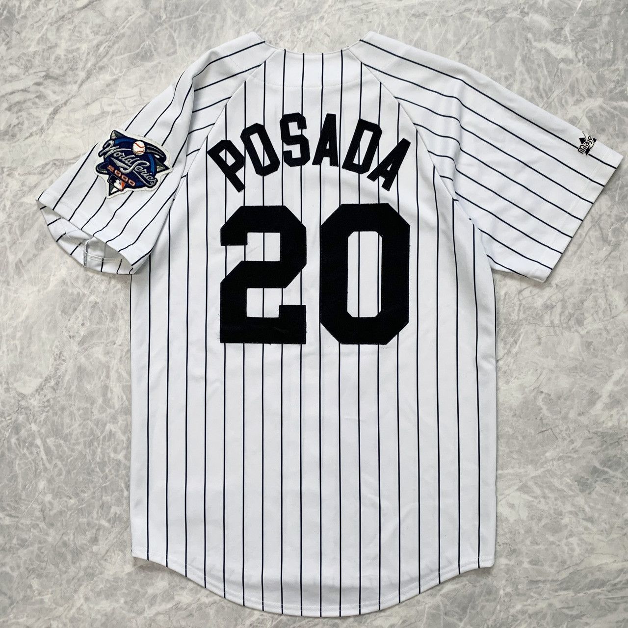 Jorge Posada New York Yankees 2009 World Series Home Jersey - Men's Sizes S To 3XL, White