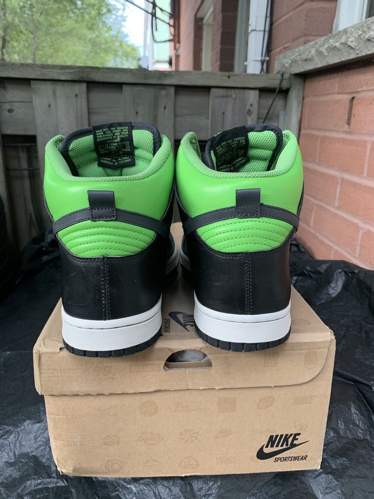 Nike Dunk High Anthracite | Anthracite | Mn Green Size US 10 / EU 43 - 3 Thumbnail
