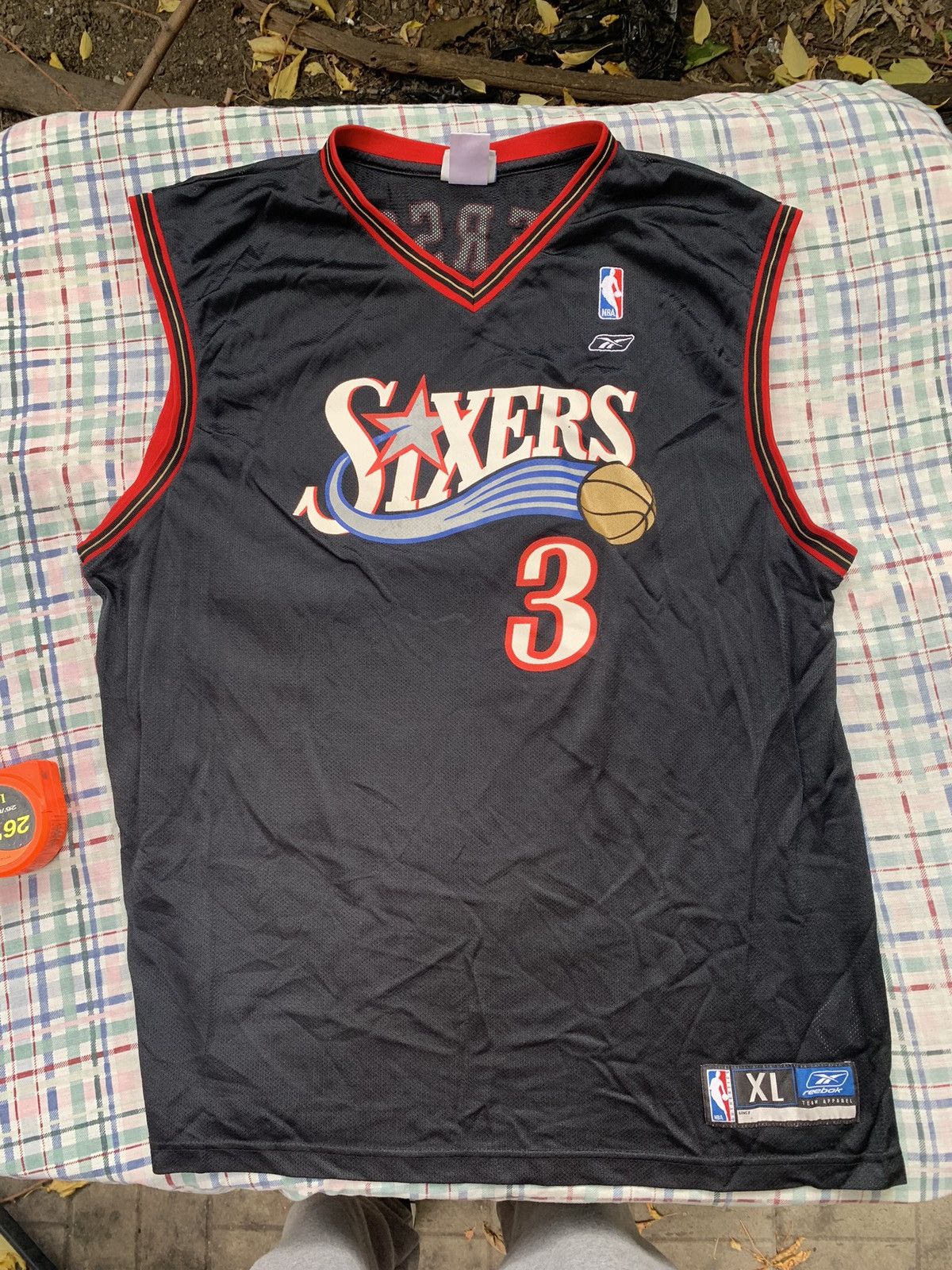NBA × Nike Reebok Philadelphia 76ers Allen Iverson NBA Jersey Size US XL / EU 56 / 4 - 1 Thumbnail