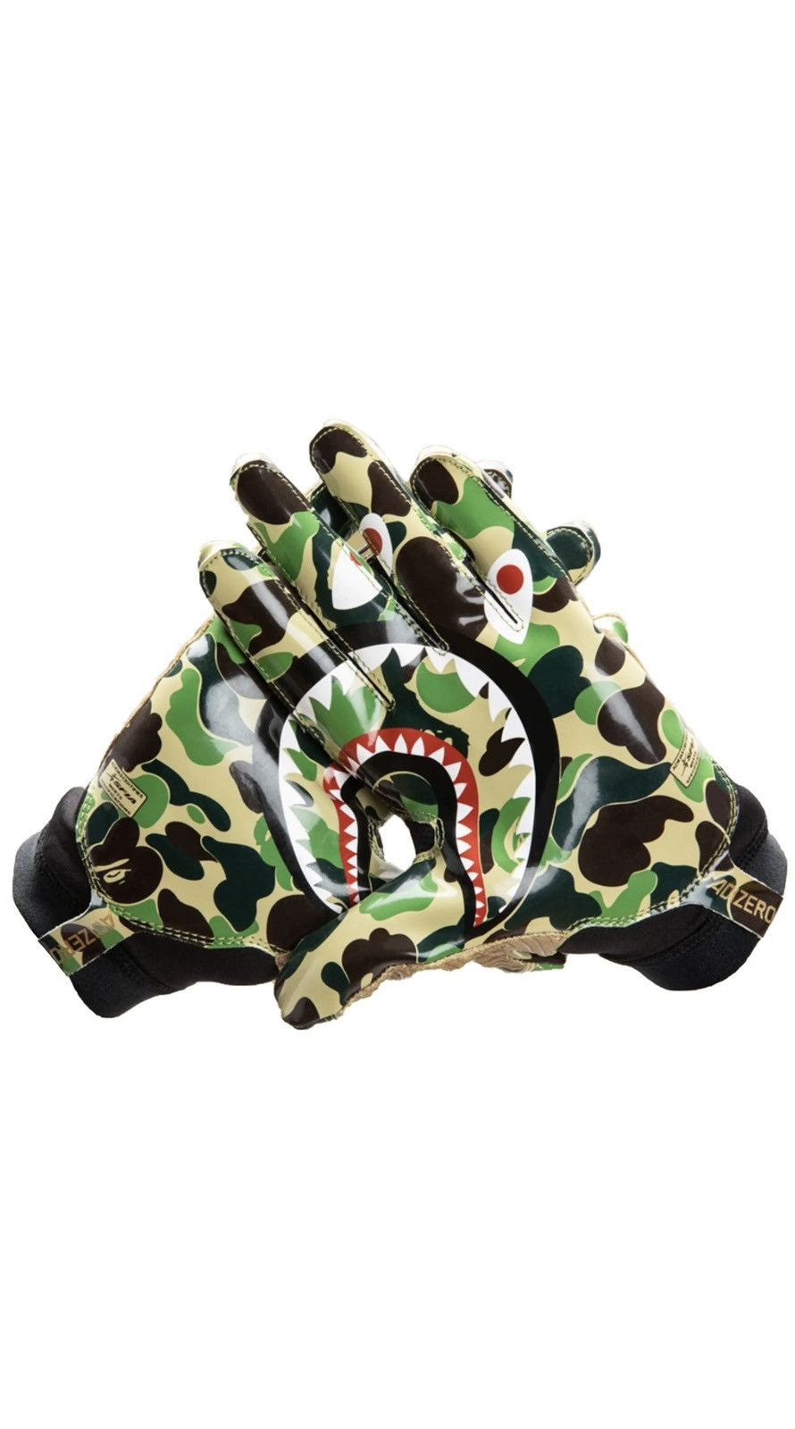 Adidas Bape Bape x Adidas Adizero 8.0 Football Gloves Grailed