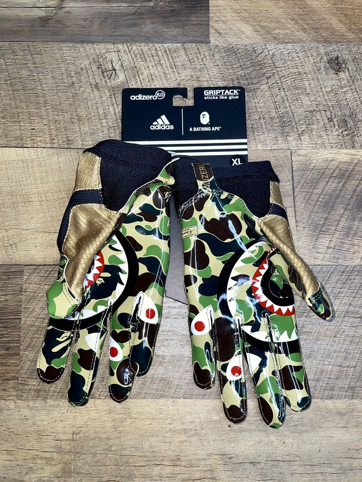 bape adidas gloves
