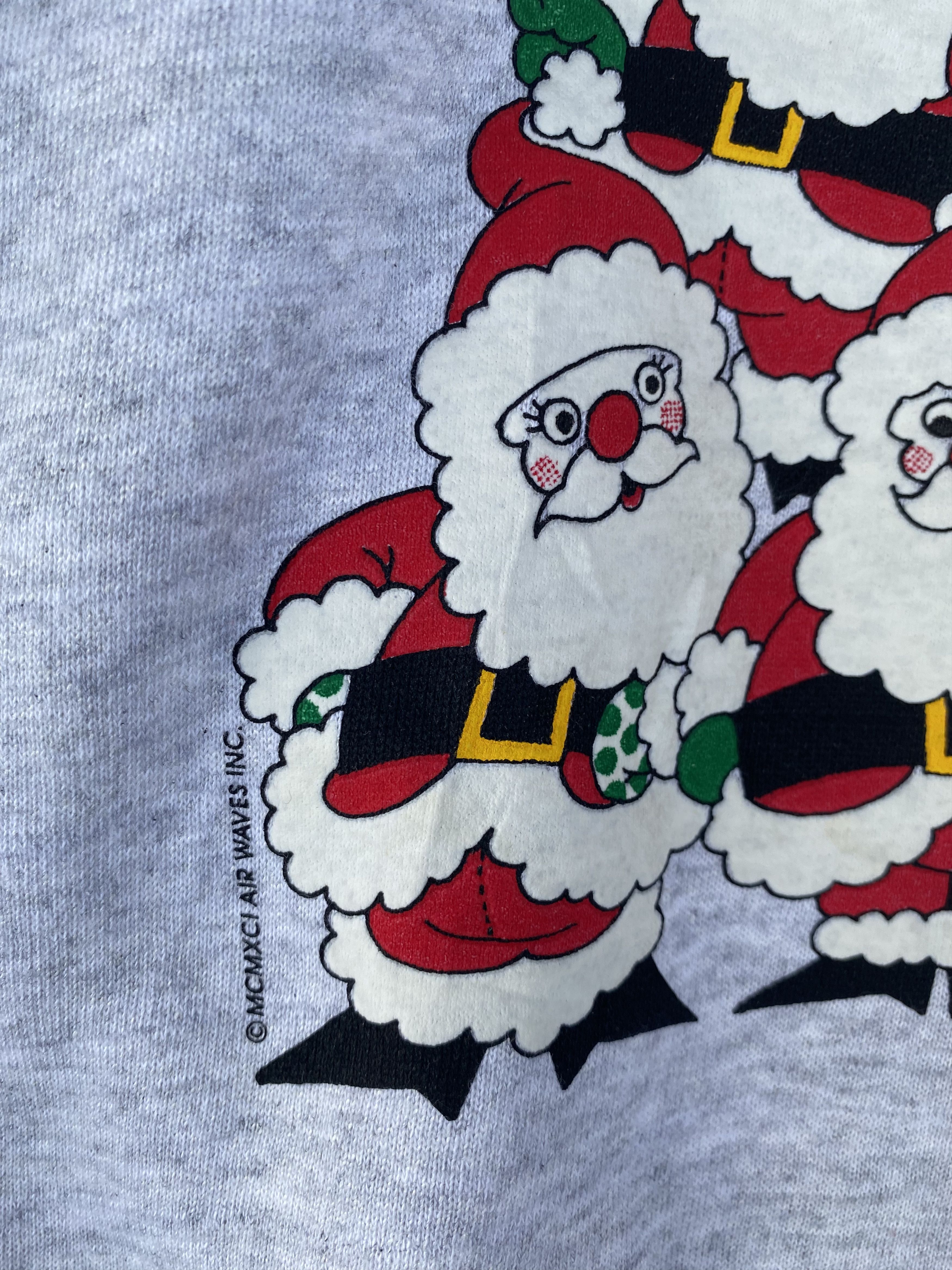 Vintage VINTAGE SANTA CLAUS Merry Christmas rare sweatshirt Size US XL / EU 56 / 4 - 3 Thumbnail