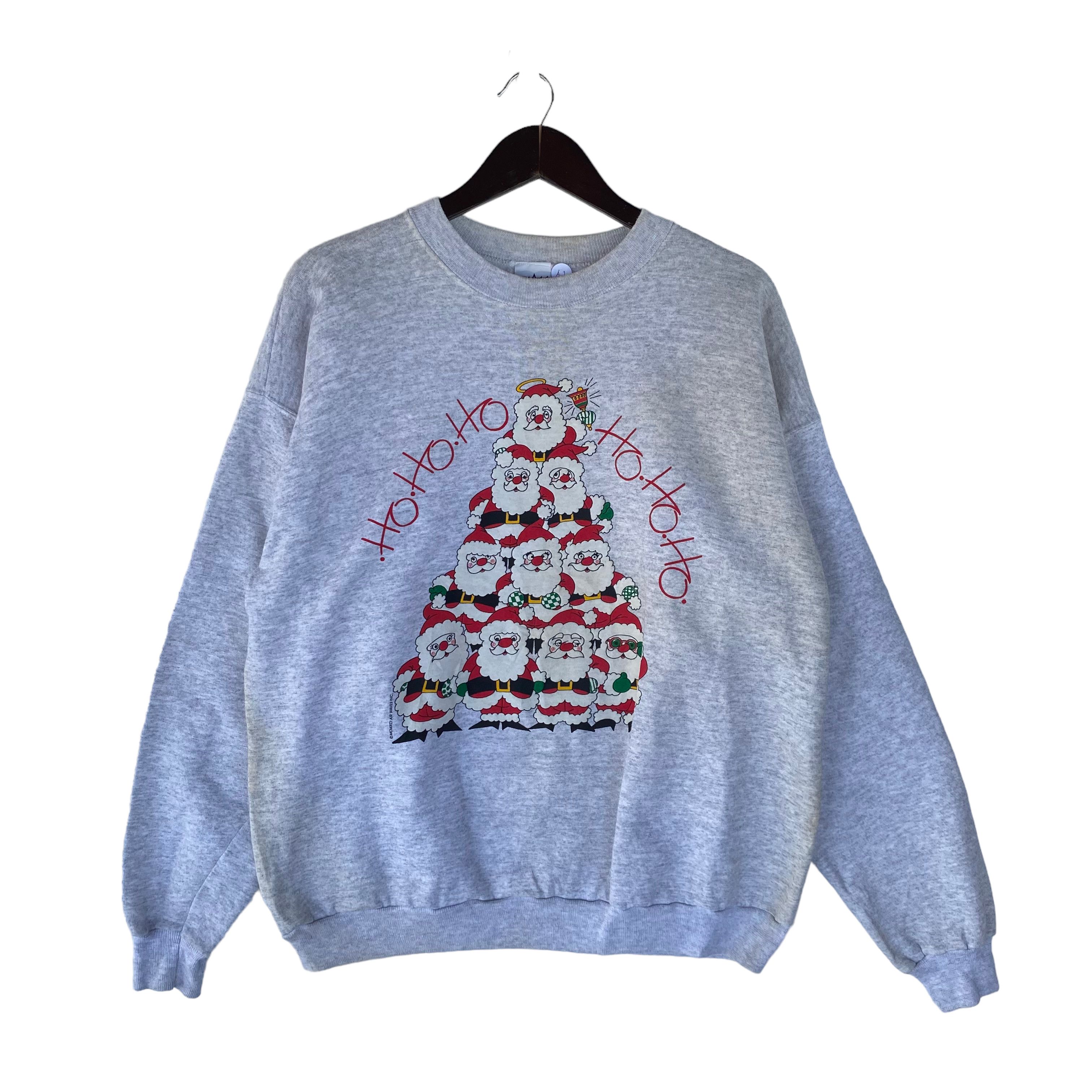 Vintage VINTAGE SANTA CLAUS Merry Christmas rare sweatshirt Size US XL / EU 56 / 4 - 1 Thumbnail