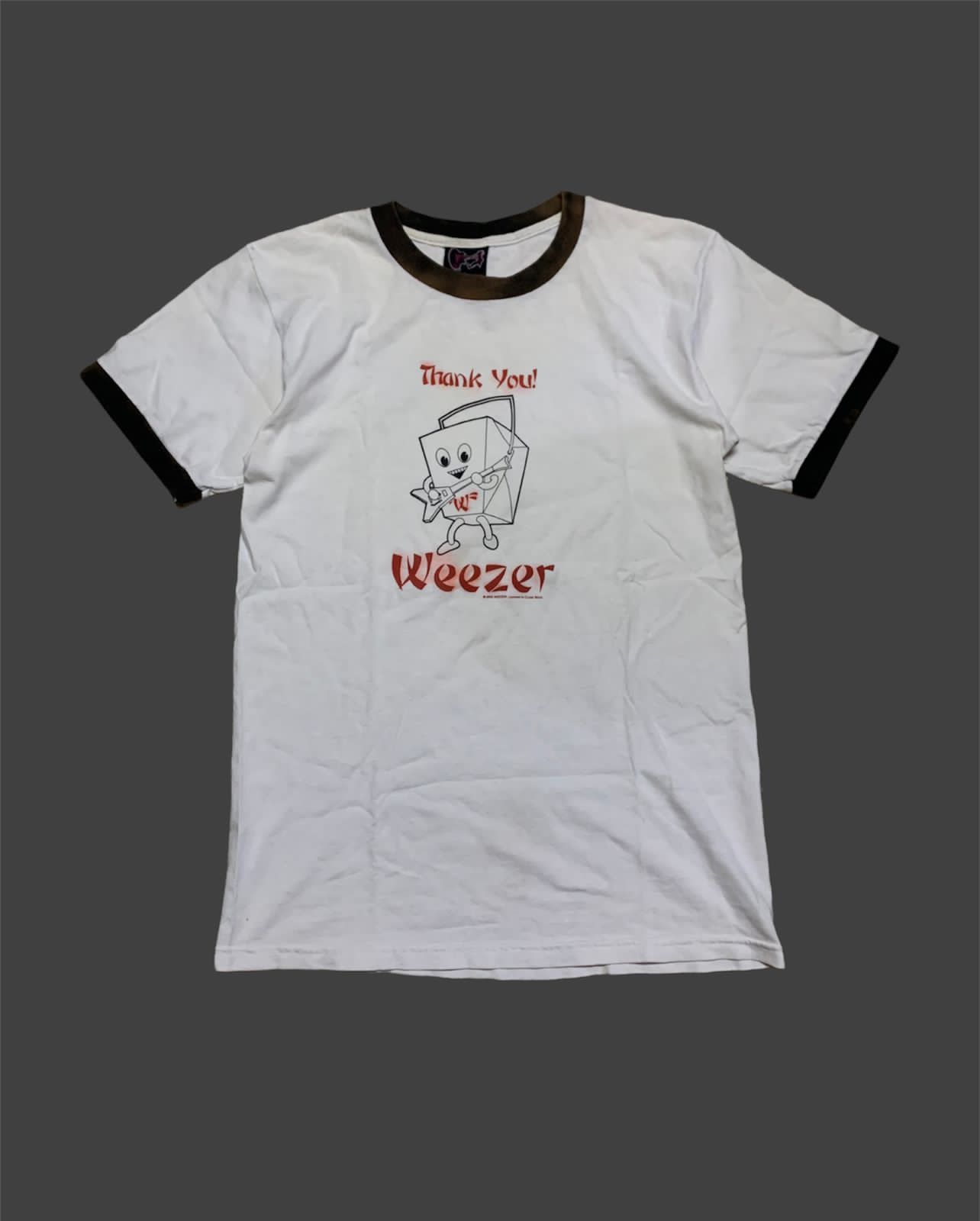 Band Tees × Vintage Vintage Weezer “Thank You” 2002 Ringer Tee | Grailed