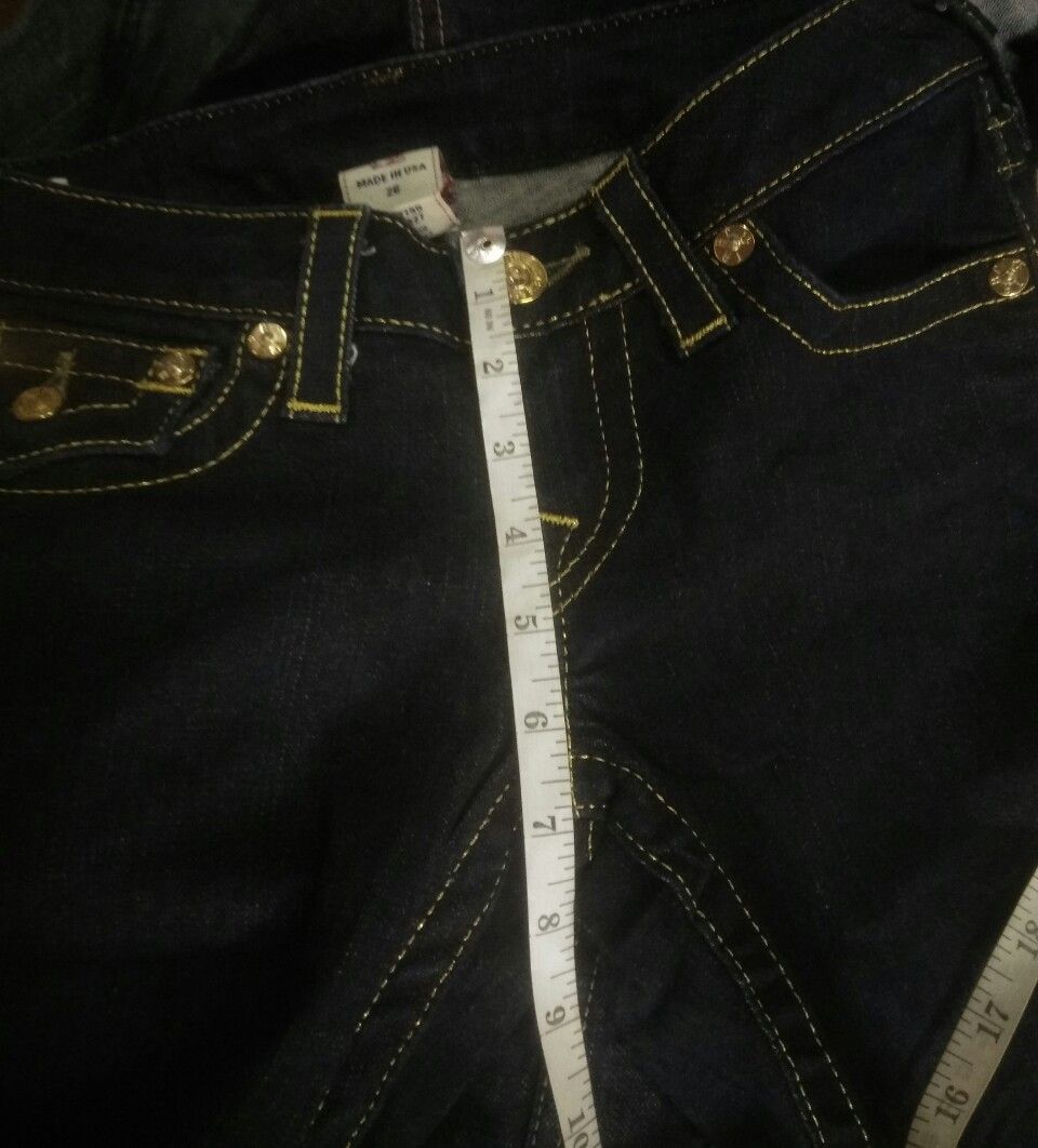 True Religion Womens True Religion Rainbow Billy Jeans Denim Size 26" / US 2 / IT 38 - 10 Thumbnail